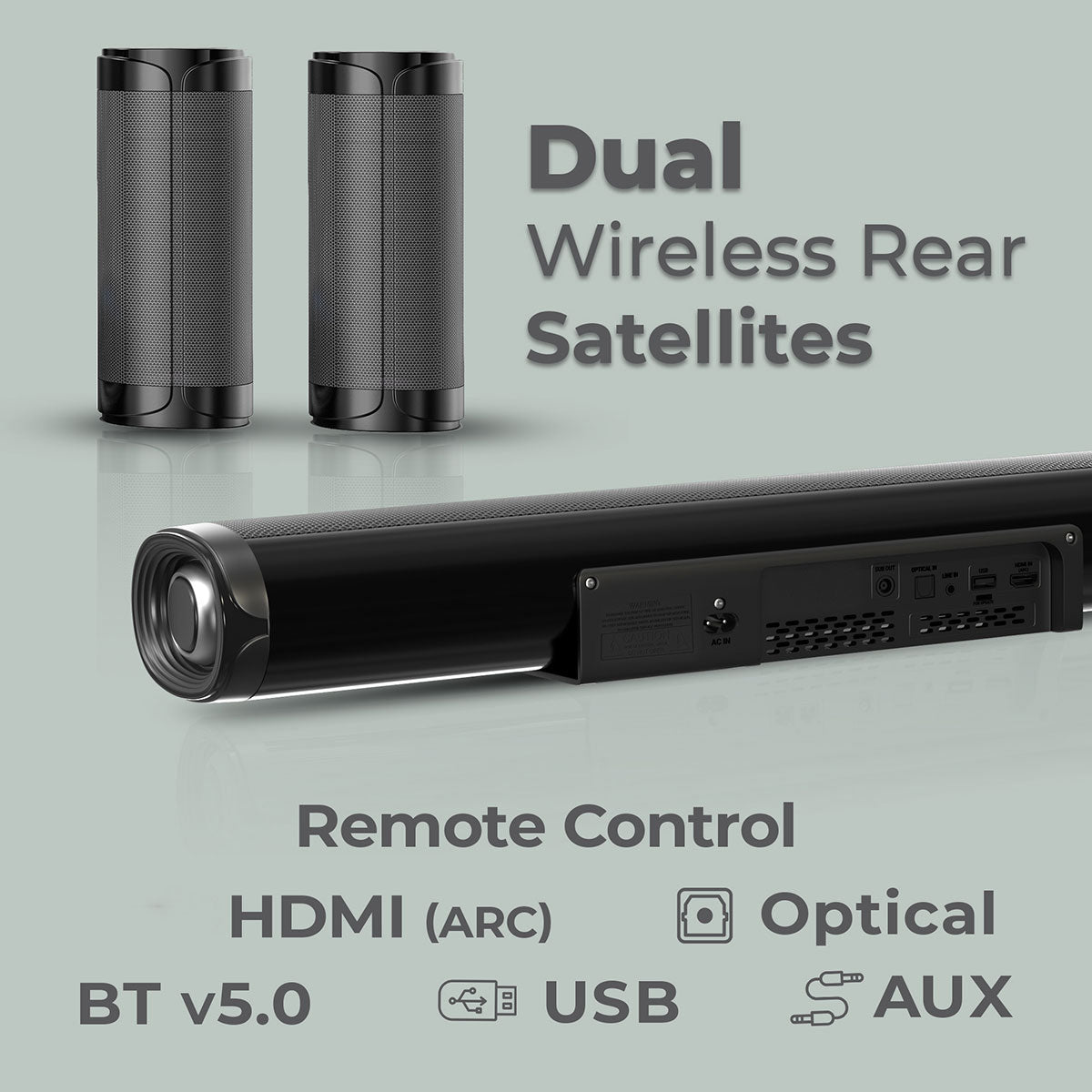 Juke Bar 9500WS Pro Dolby 5.1 Soundbar