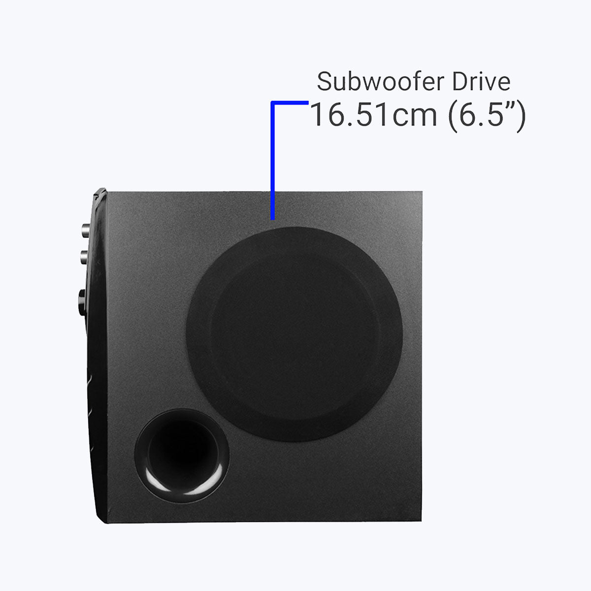 Zeb-Samba - 4.1 Speaker - Zebronics - Subwoofer drive with side panel