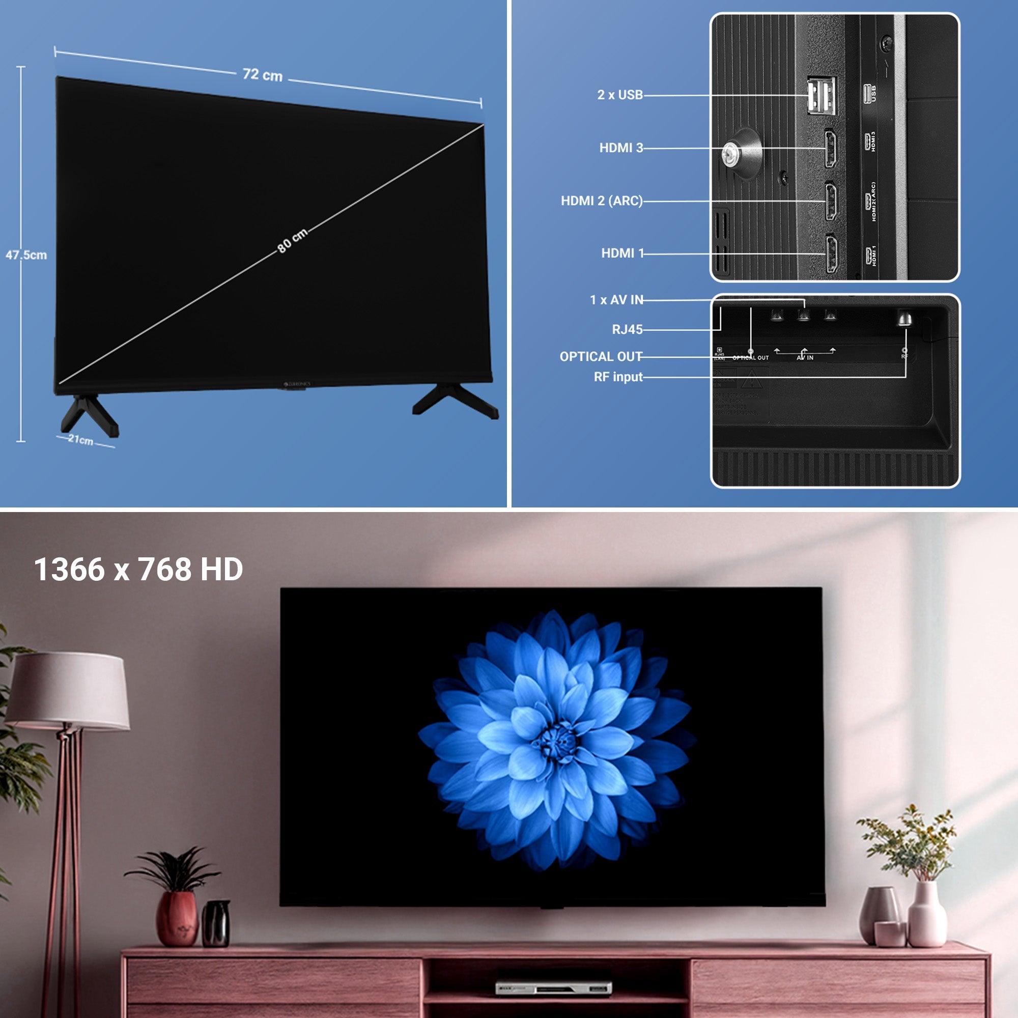 Zebronics - Zeb 32G1 - Smart LED TV