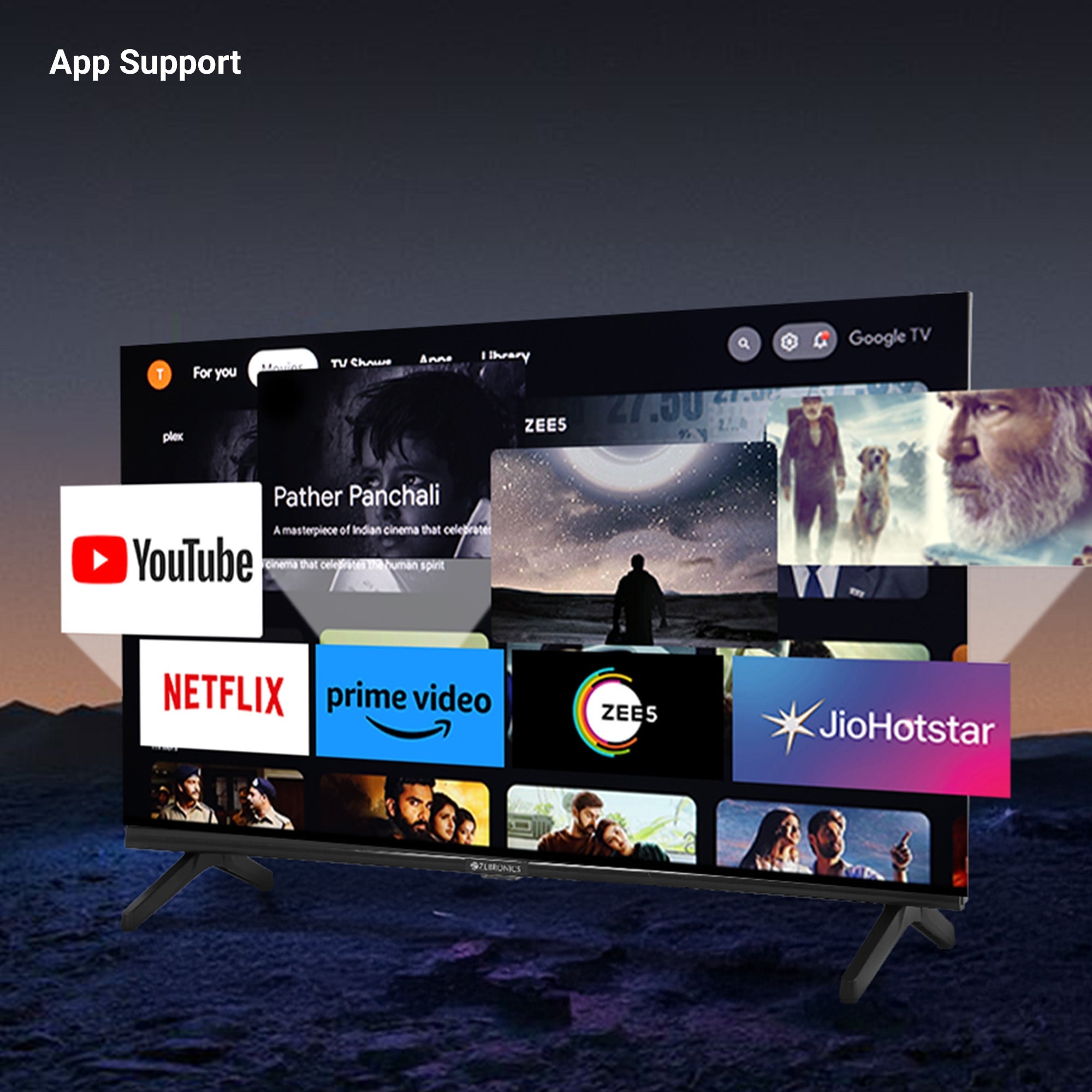 Zebronics - Zeb 32G1 - Smart LED TV