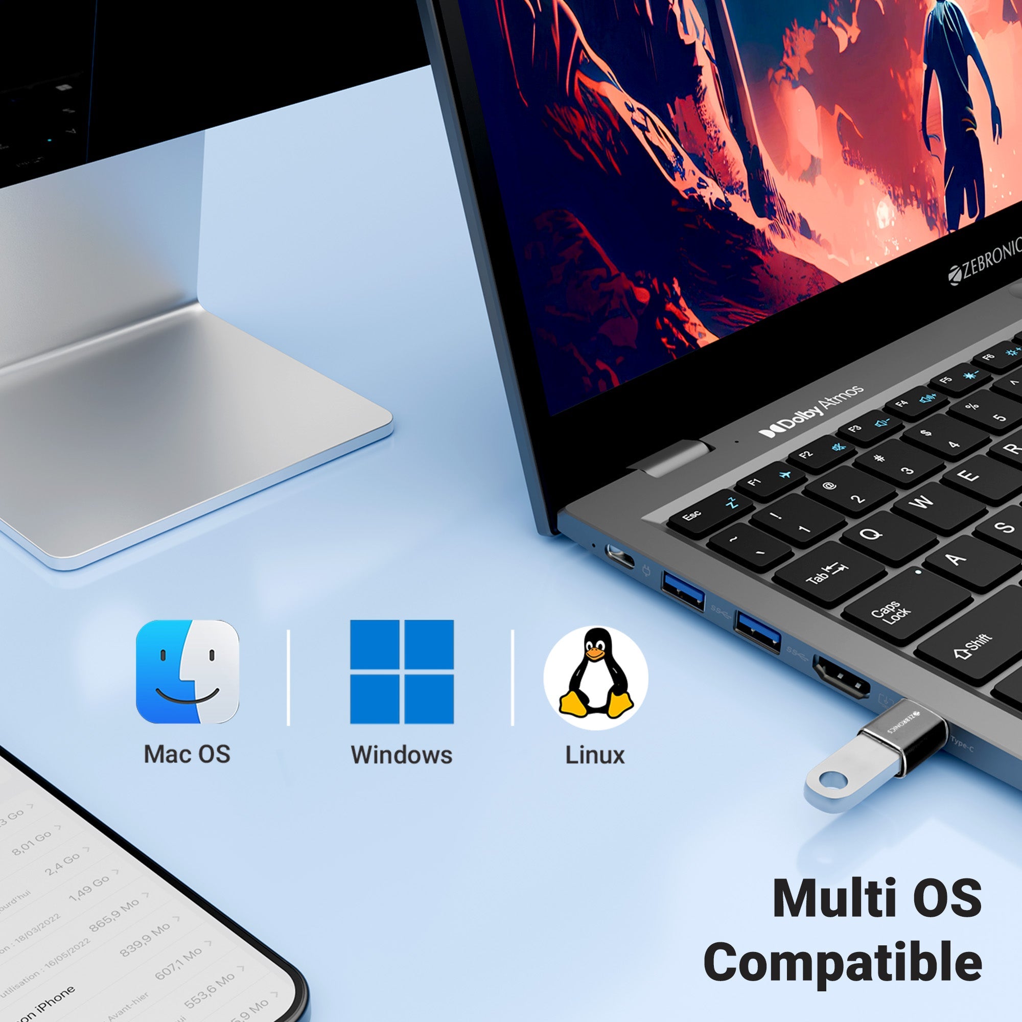 ATC1 USB Type A to Type C Converter