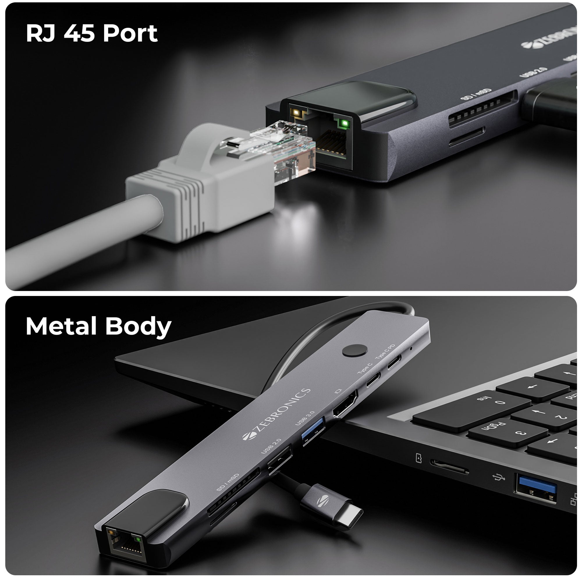 CT81 Plus - 8-in-1 Type-C Multiport Hub