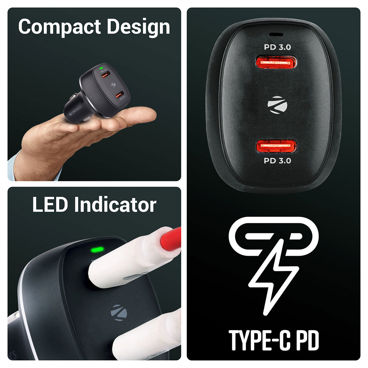 CC60 Car Charger with 60 Watts