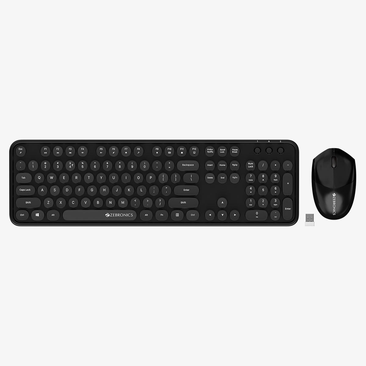 Zeb-Companion 300 - Wireless Keyboard and Mouse Combo - Zebronics