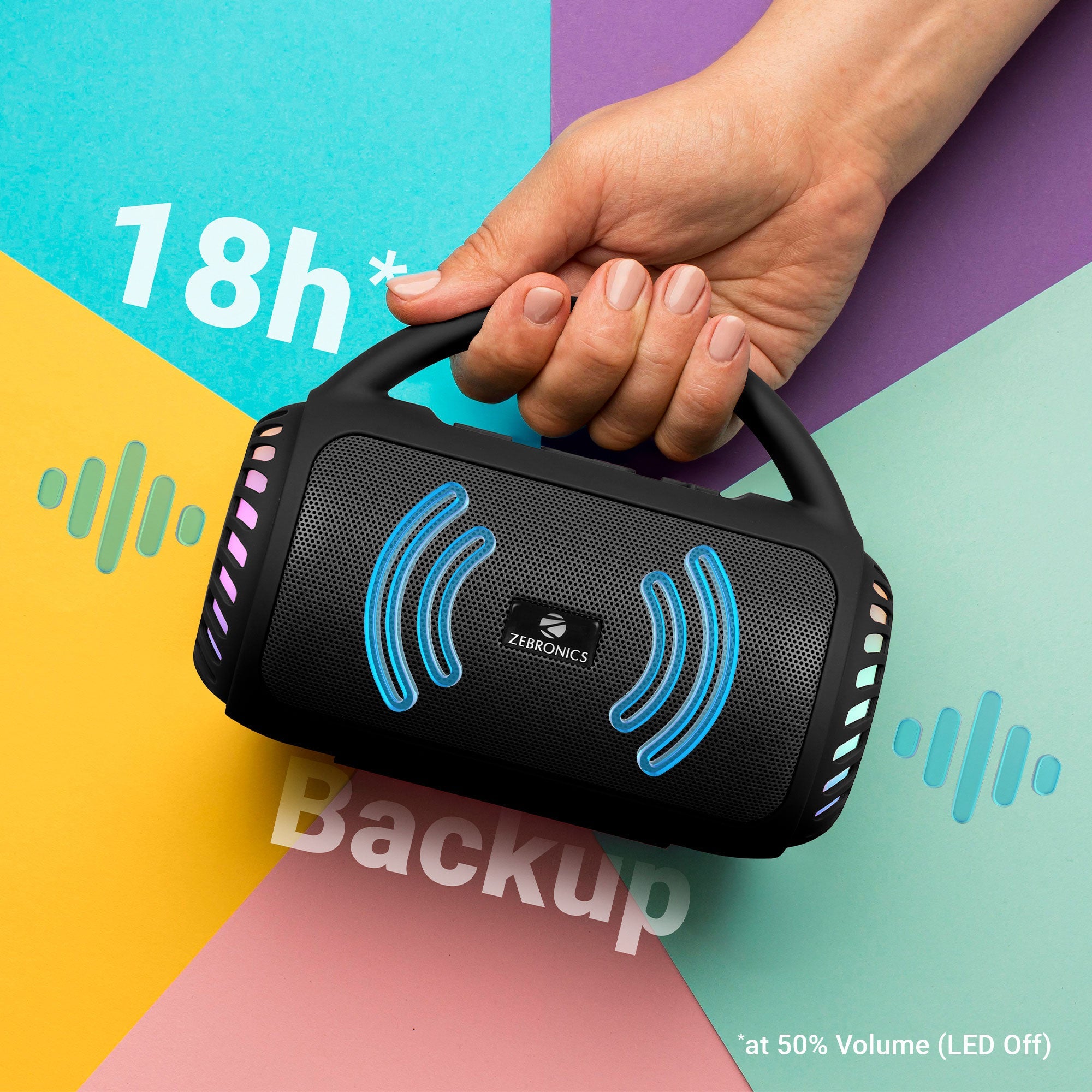 County 5 Plus 8W Portable BT Speaker