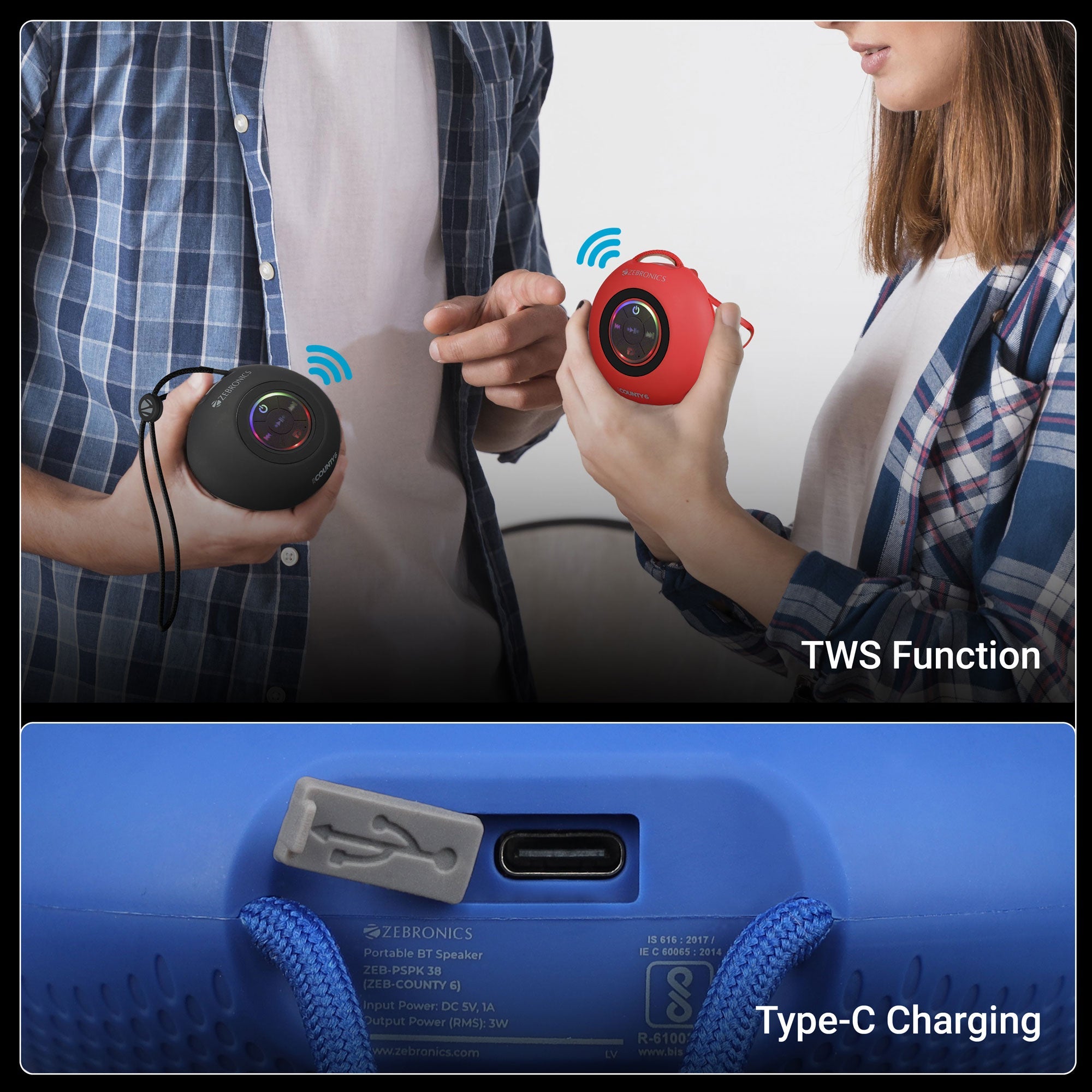 County 6 Portable Speaker