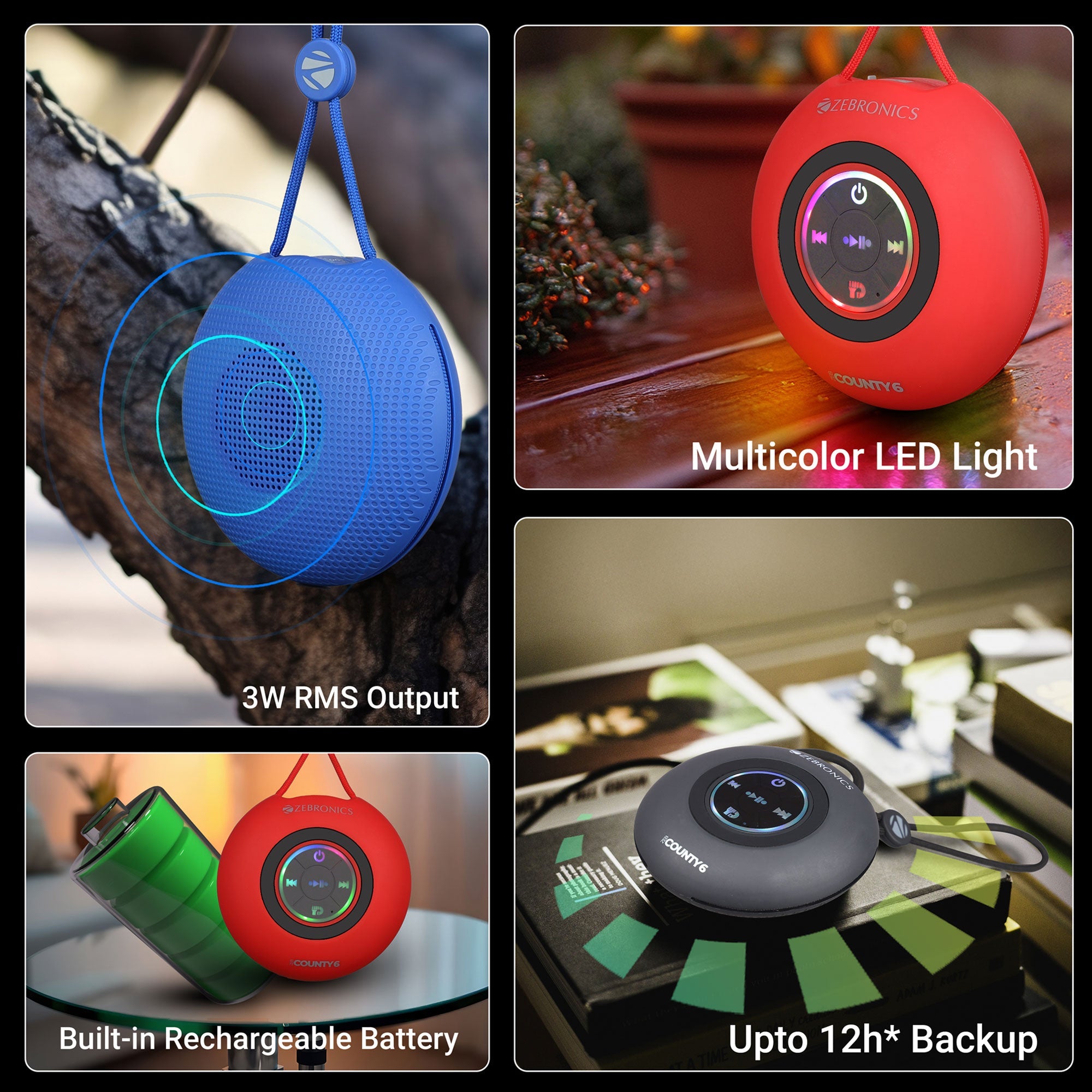 County 6 Portable Speaker