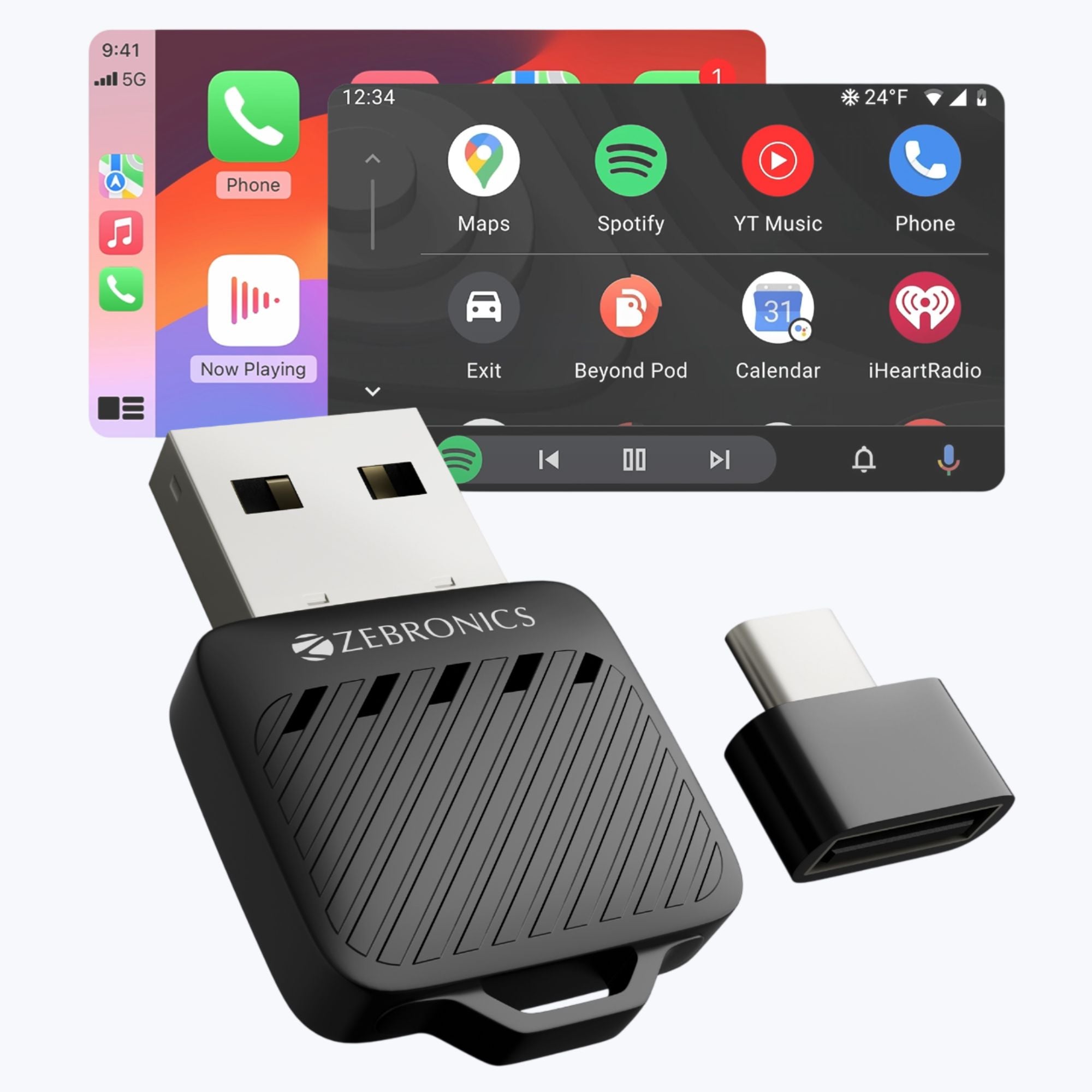DriveCast 02 Wireless Receiver (Apple CarPlay & Android Auto)