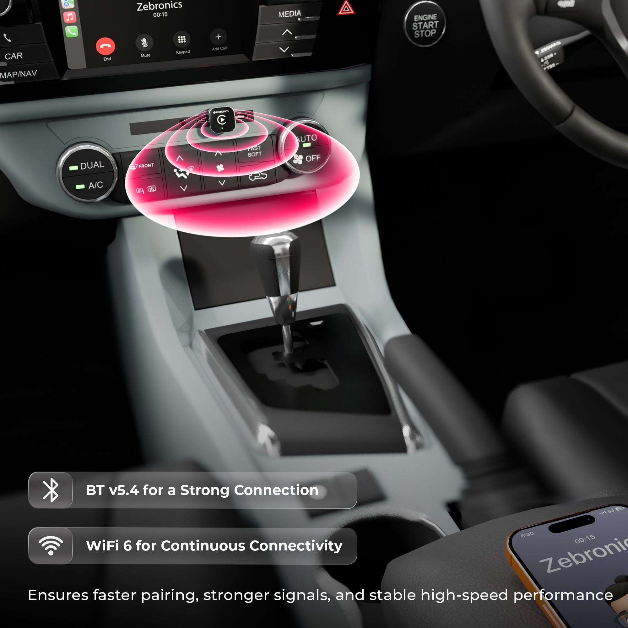 DriveCast 03 Wireless Receiver (Apple CarPlay & Android Auto)