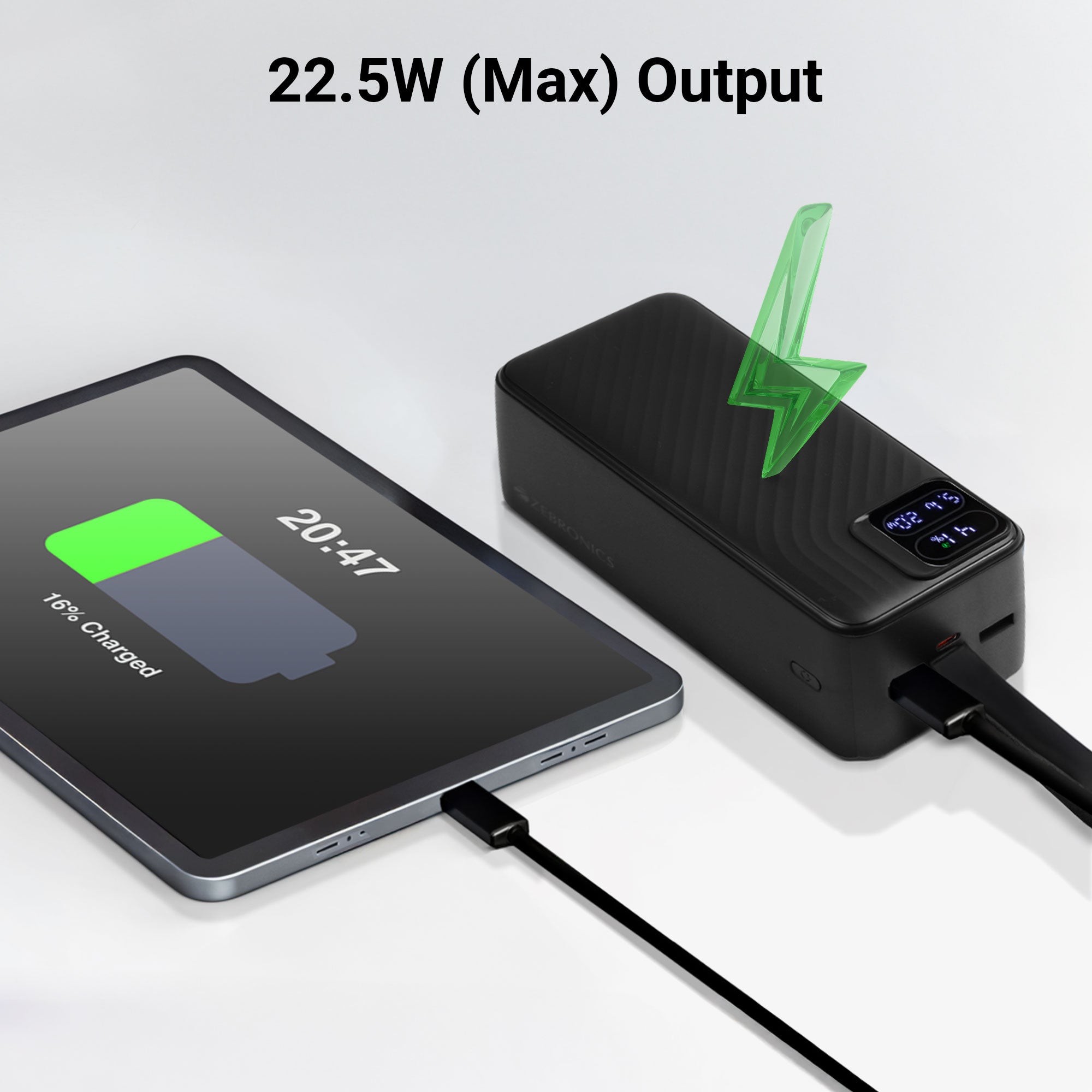 EnergiPod 50R1 50000 mAh 22.5W Fast Charging, for Tablet / Mobile