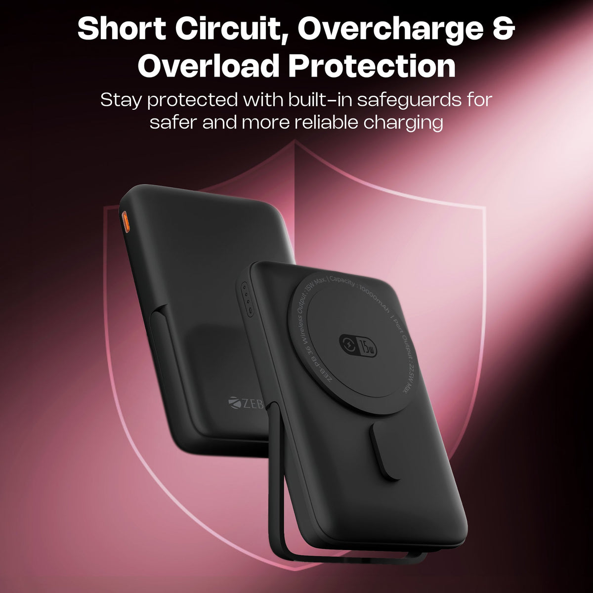 zebronics - Zeb EnergiSafe 10R8 - Power Bank