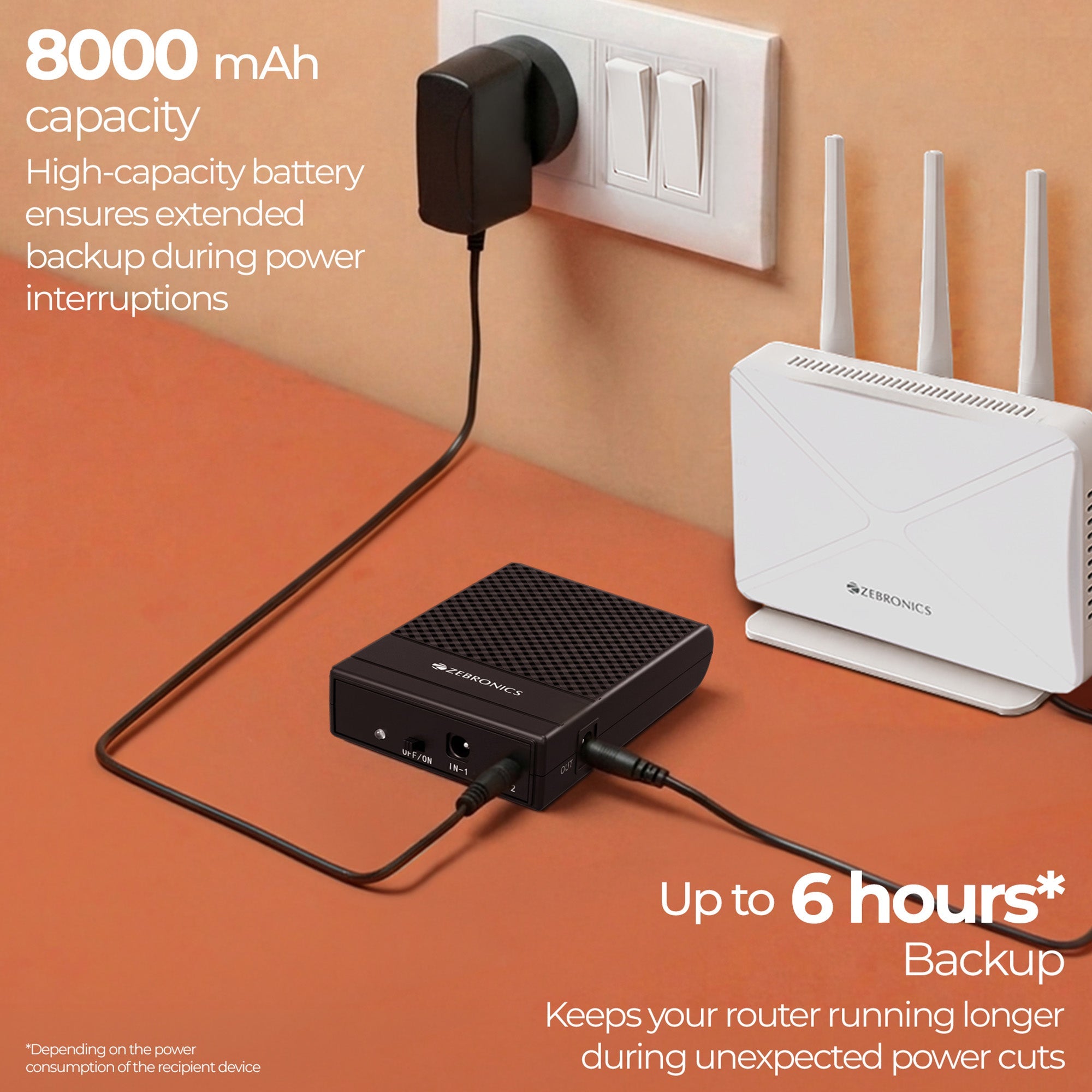 EnergiUPS 8K Router UPS