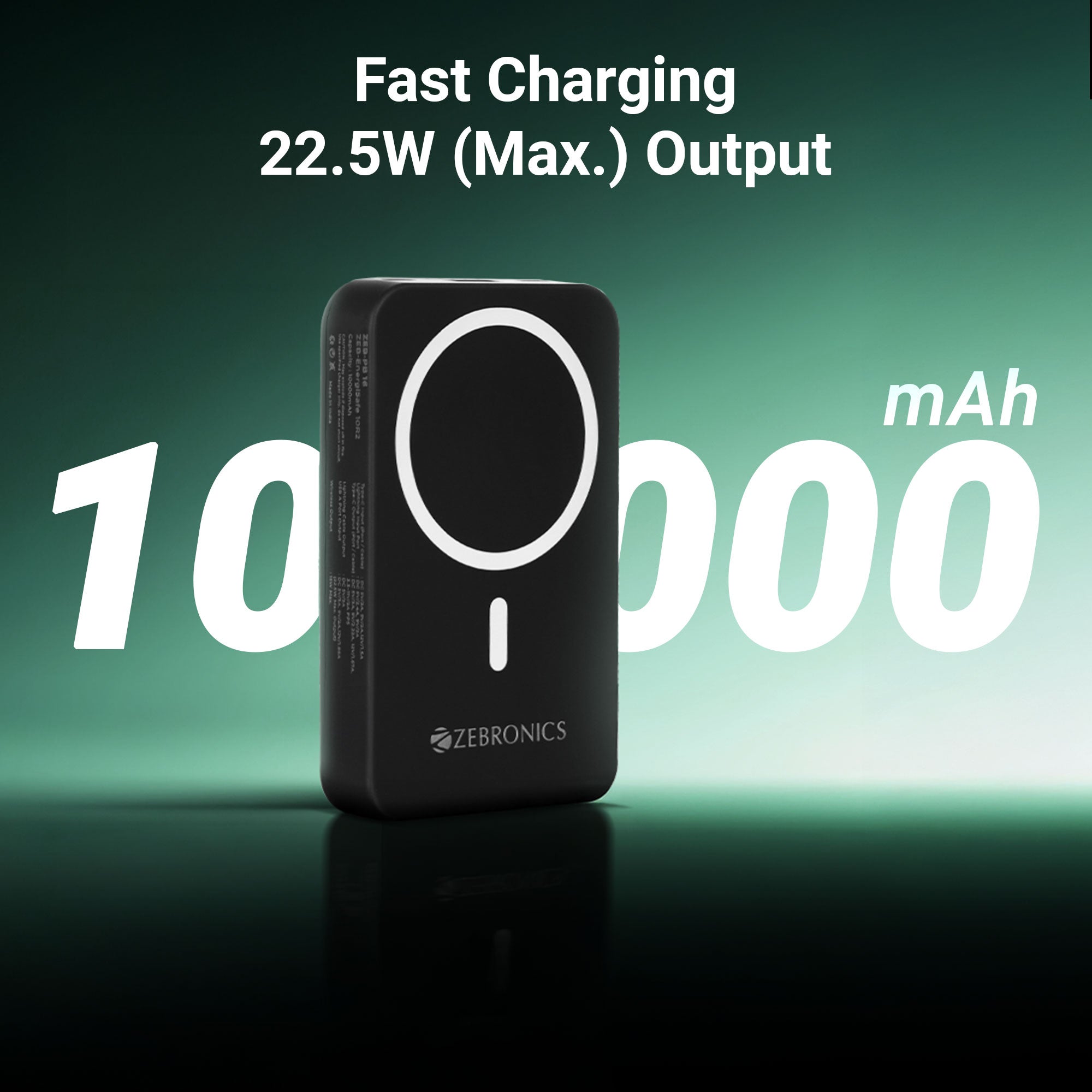 EnergiSafe 10R2 - 10000 mAh Fast Charging Power Bank