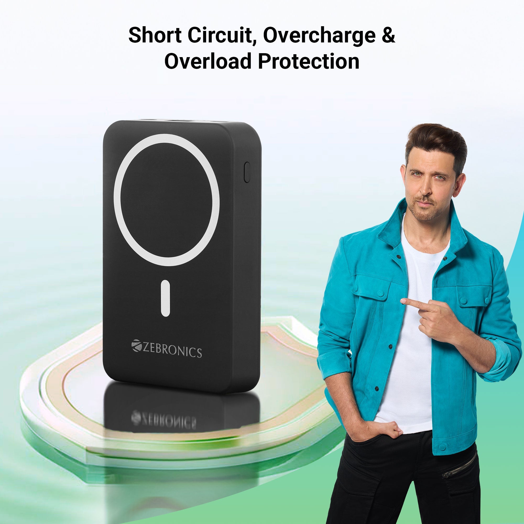 EnergiSafe 10R2 - 10000 mAh Fast Charging Power Bank
