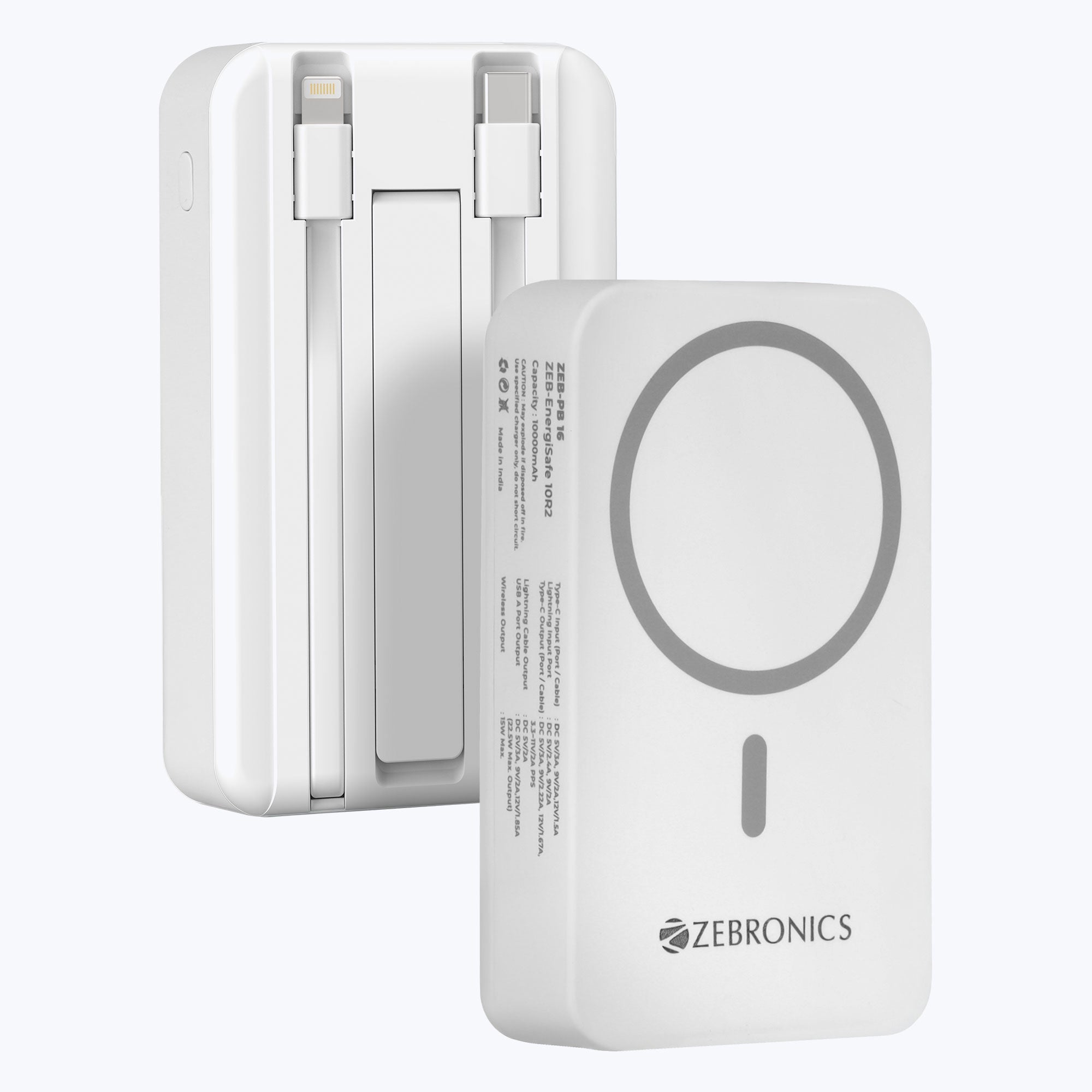 EnergiSafe 10R2 - 10000 mAh Fast Charging Power Bank