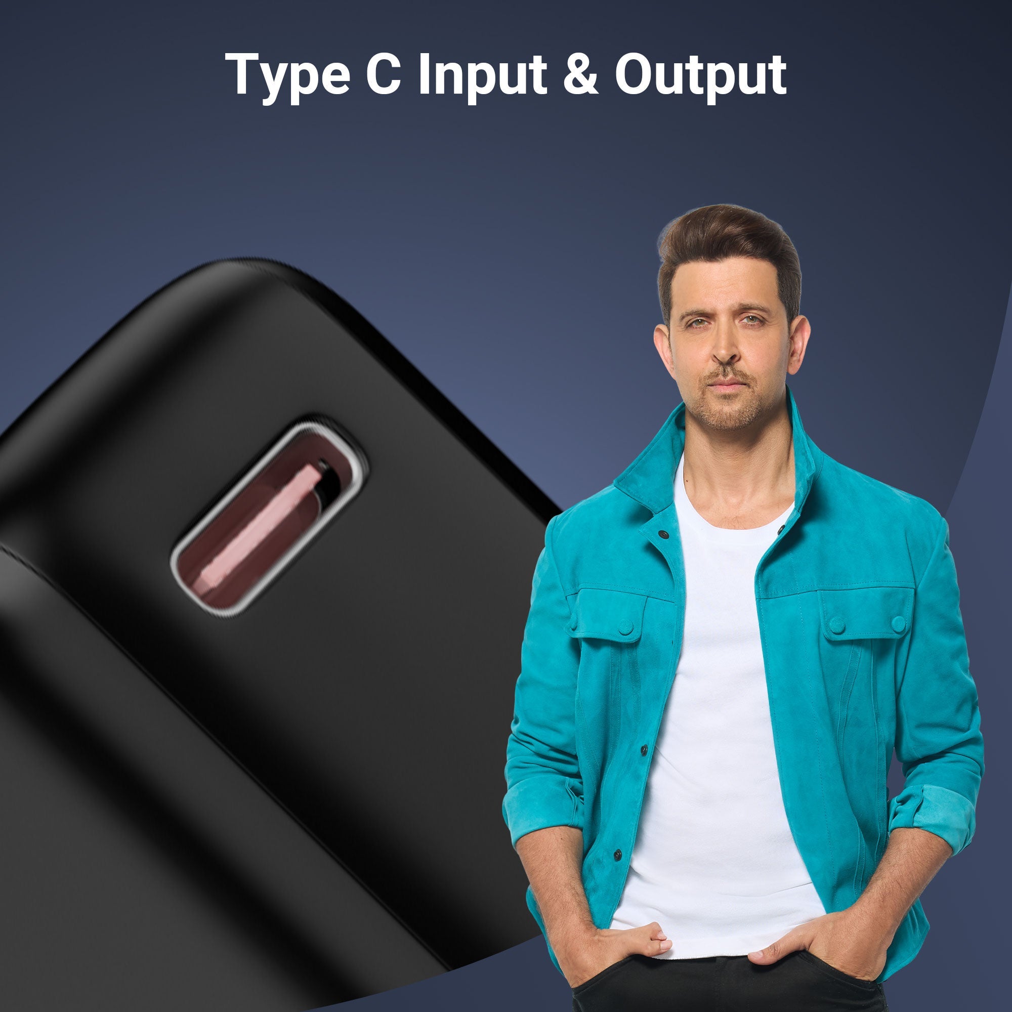 EnergiTank 10R1 - 10000 mAh Power Bank (with Type C & Lighting Cable)
