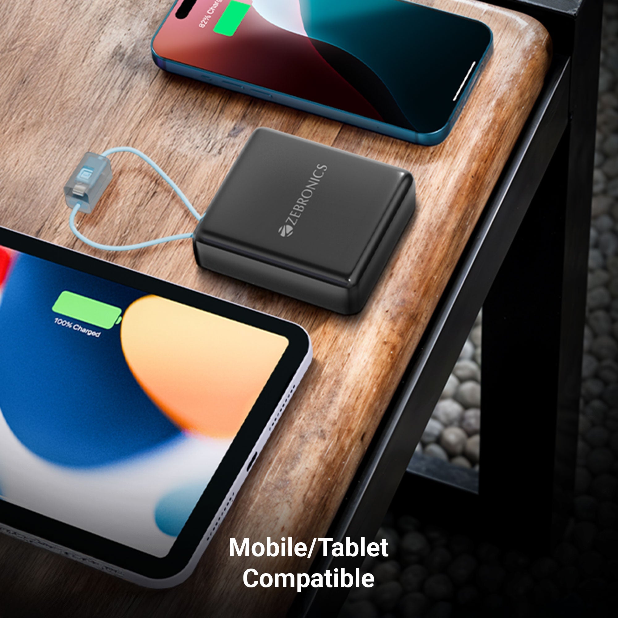EnergiTank 10R1 - 10000 mAh Power Bank (with Type C & Lighting Cable)