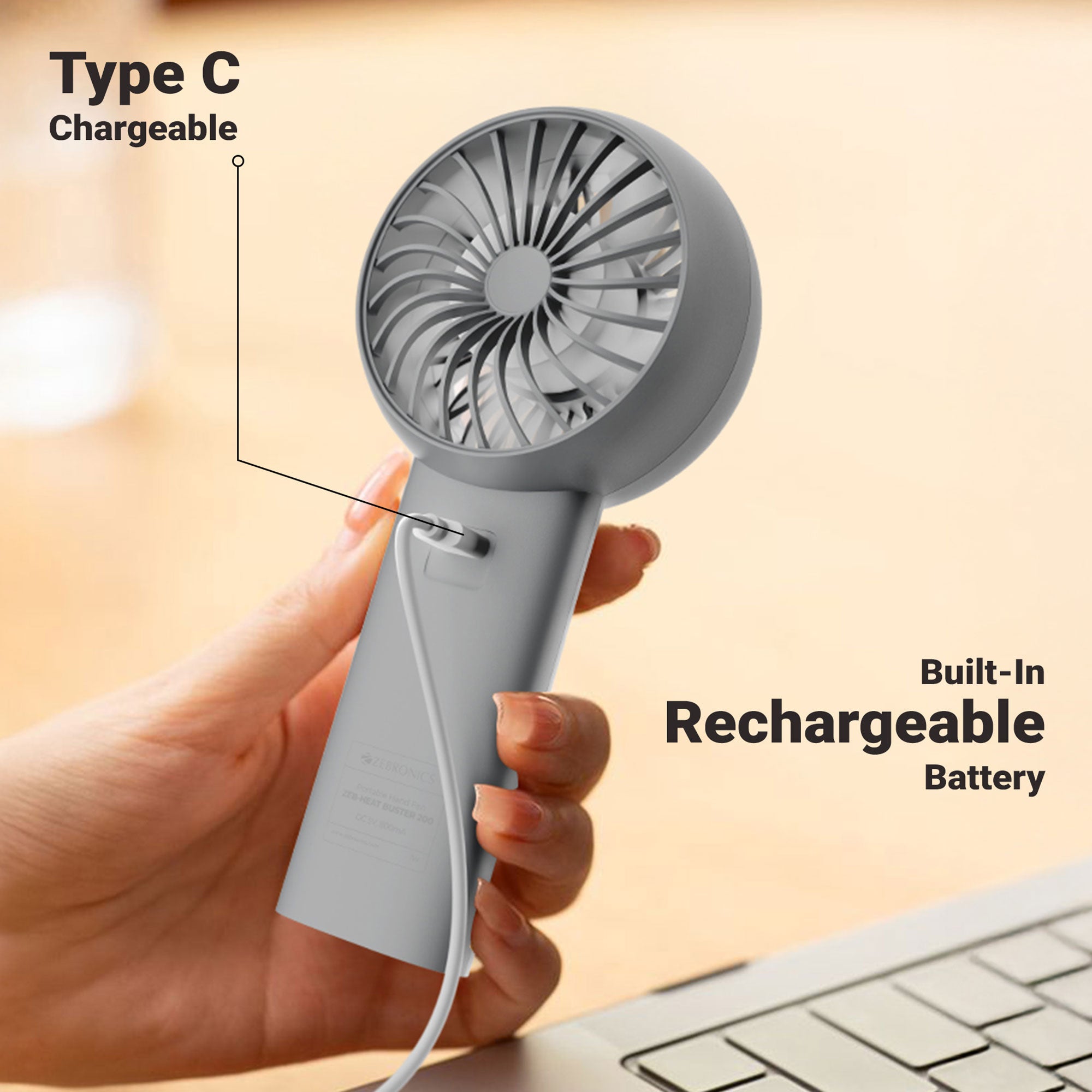 Heat Buster 200 Portable Hand Fan