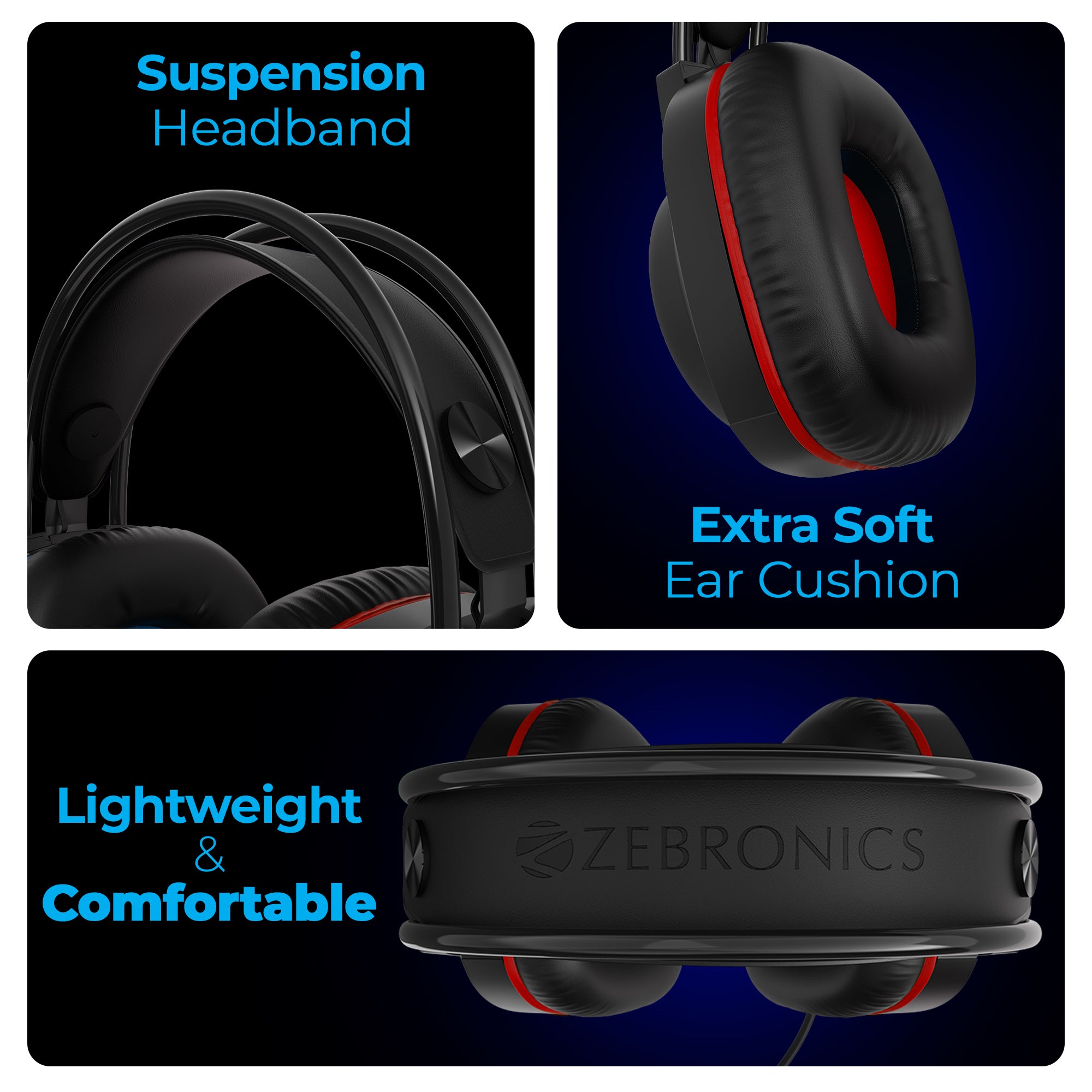 Jet Gaming Headphone with 7.1 Surround Sound