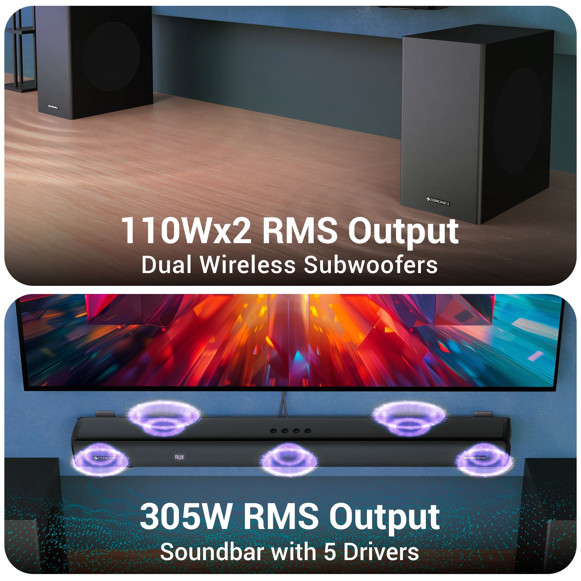 Zeb-Juke bar 9850 - Soundbar - Zebronics