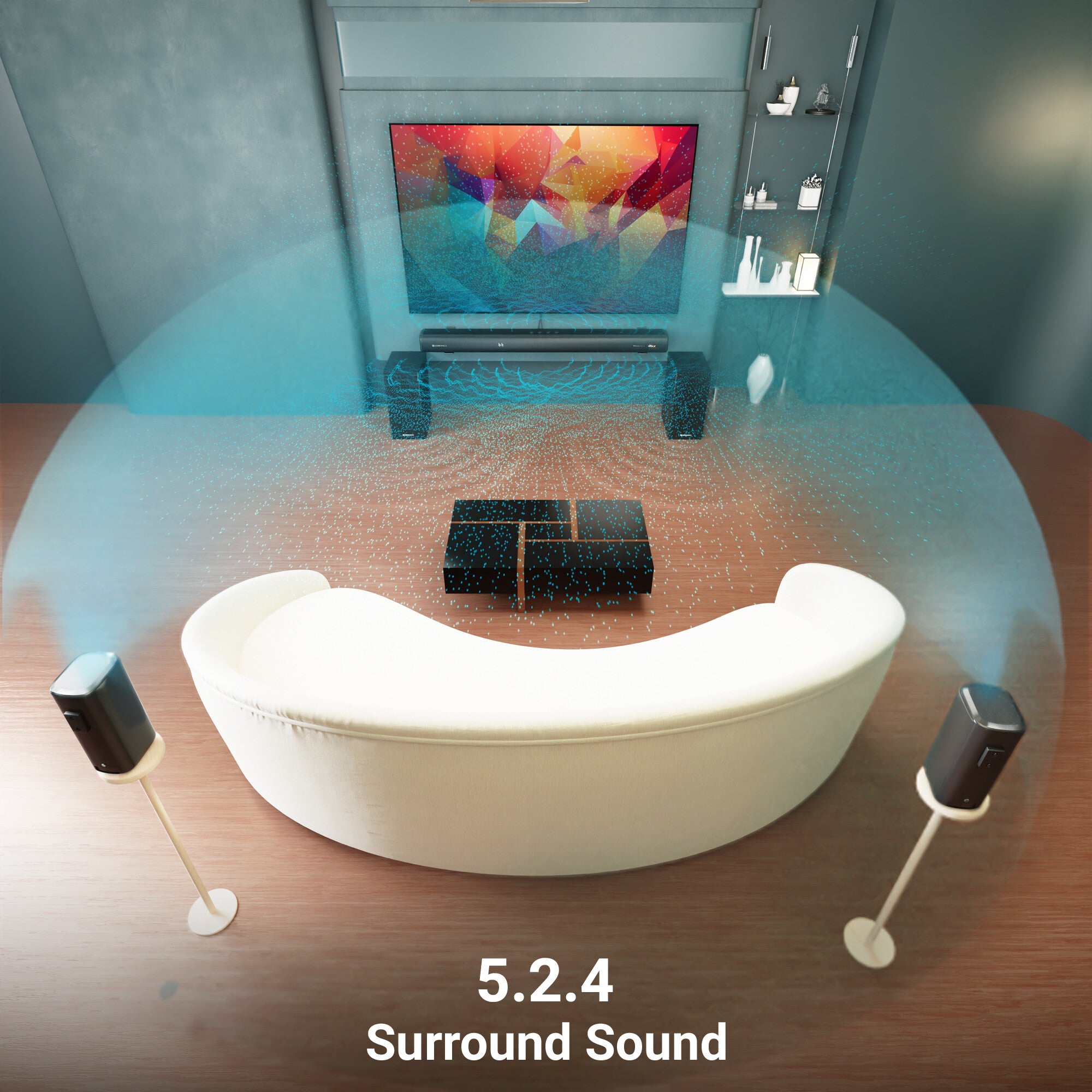 Juke Bar 9900 Soundbar 5.2.4 Ch, Dolby Atmos, DTS X