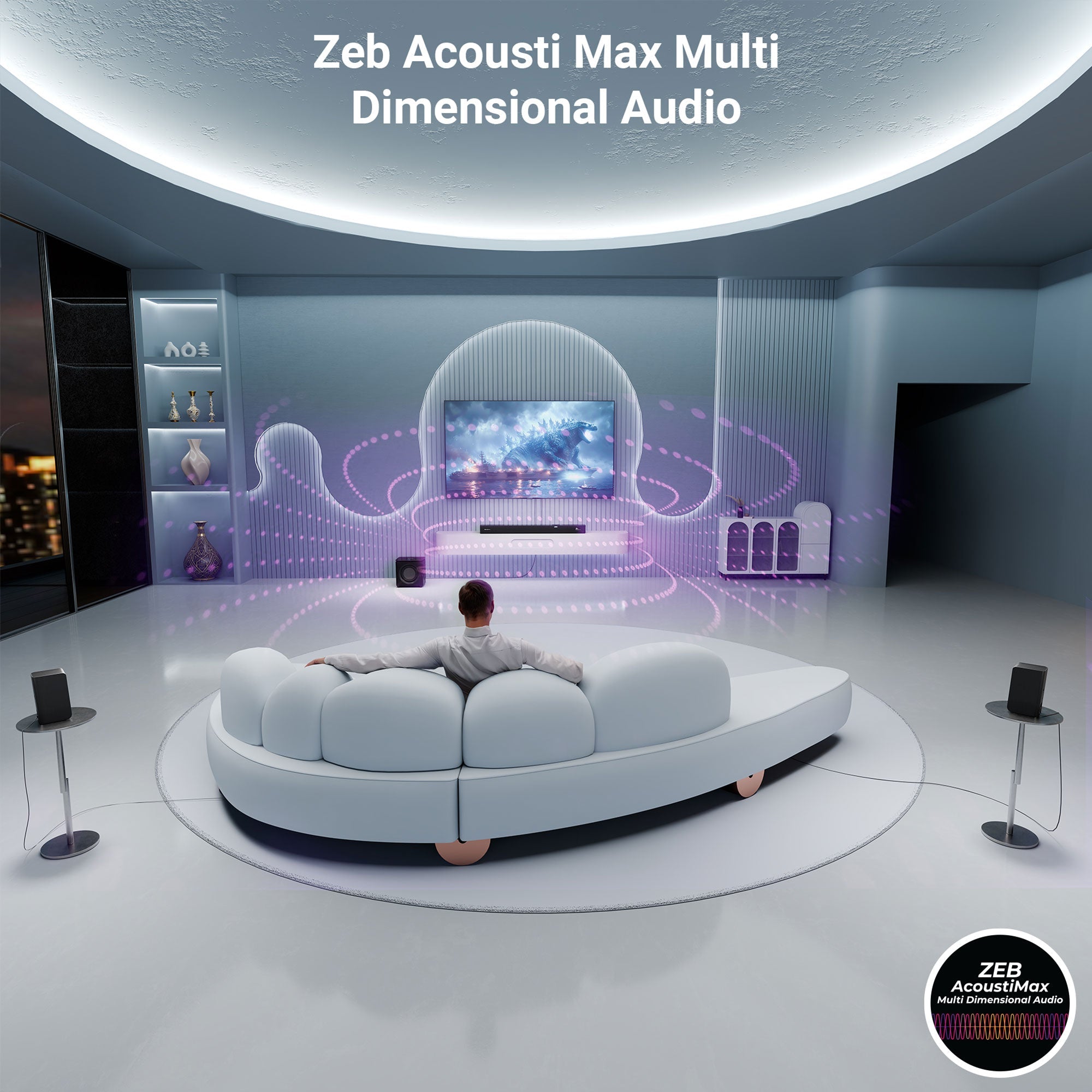 Juke Bar 10000 7.24 Ch, 1100W, Dolby Atmos & dtsX Soundbar