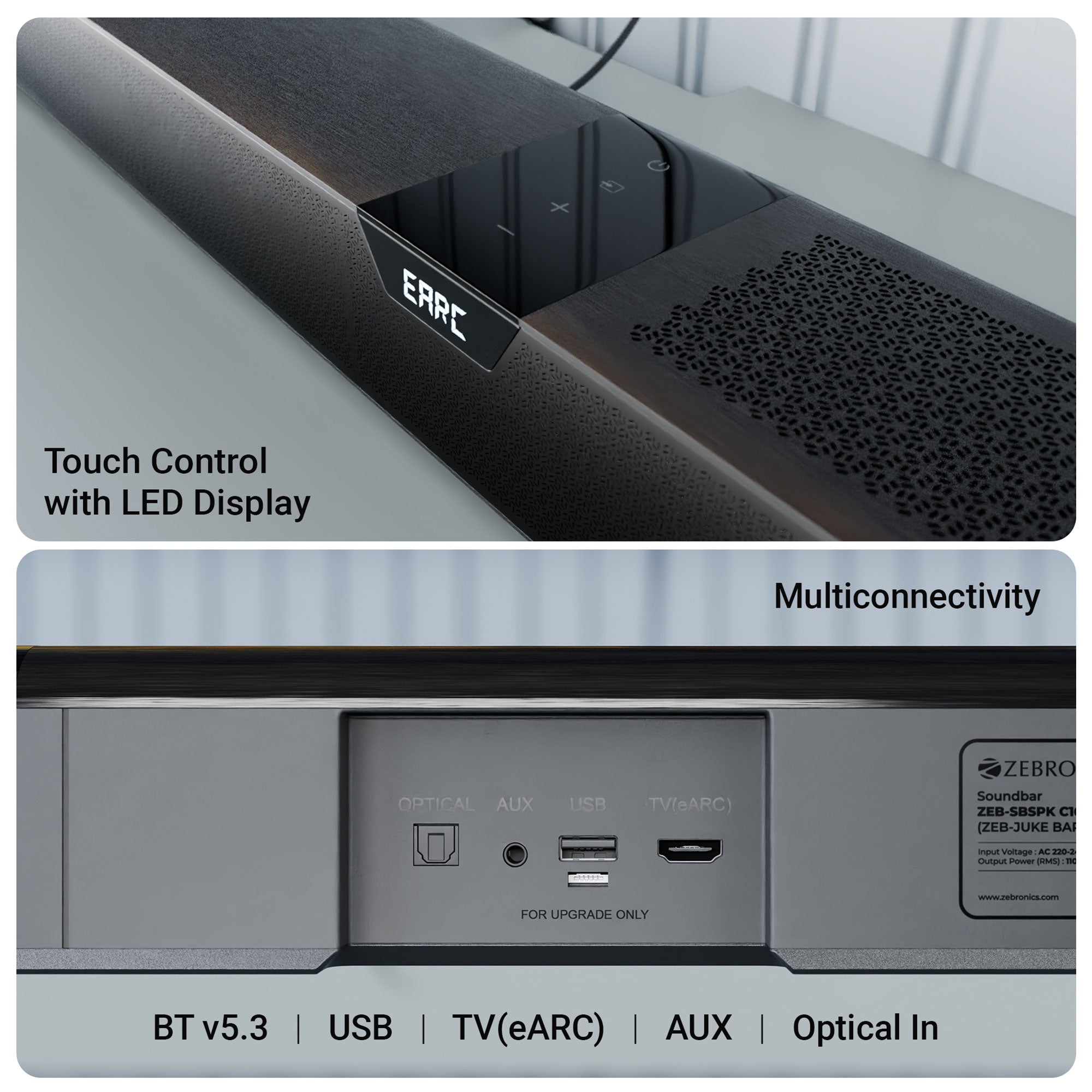 Juke Bar 10000 7.24 Ch, 1100W, Dolby Atmos & dtsX Soundbar