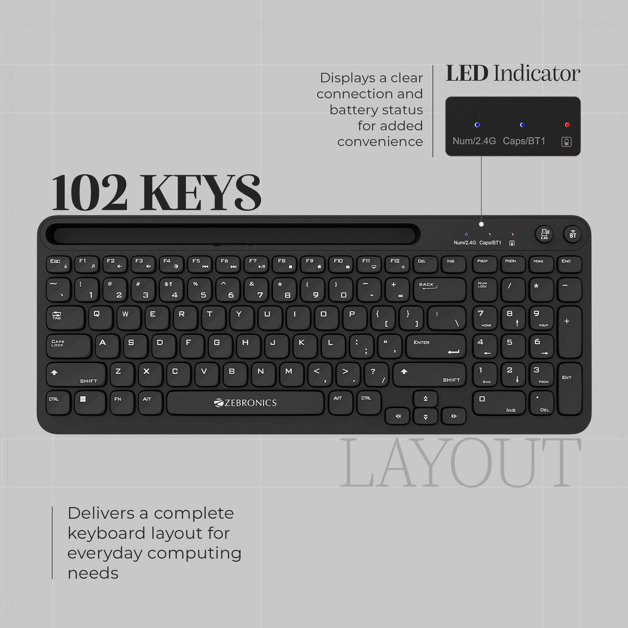 Keypad X3 Wireless Keyboard