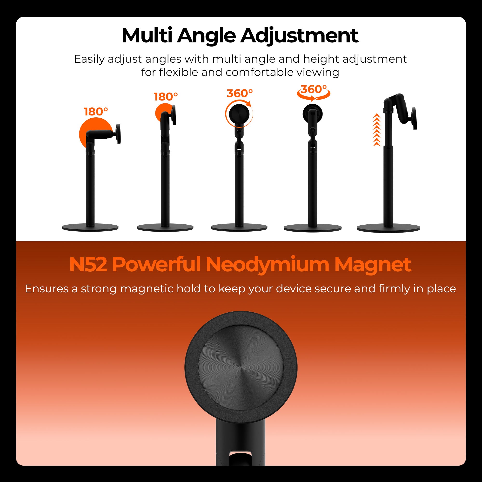 MS500 Magnetic Mobile & Tablet Holder