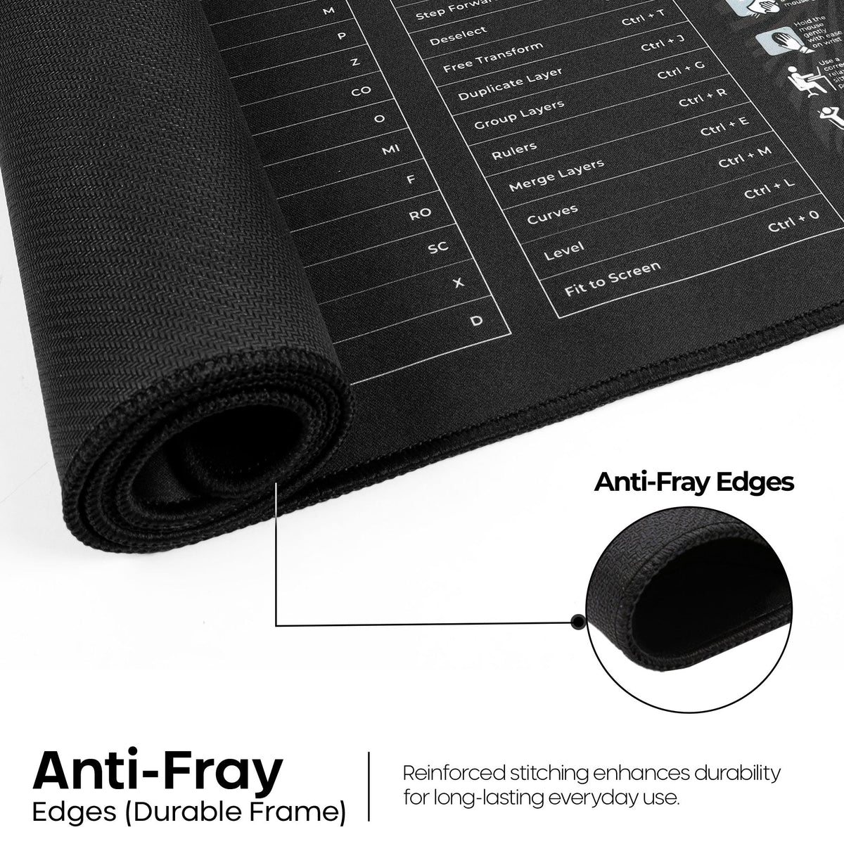 MSP XL 'R (Shortcut Key) Mouse Pad