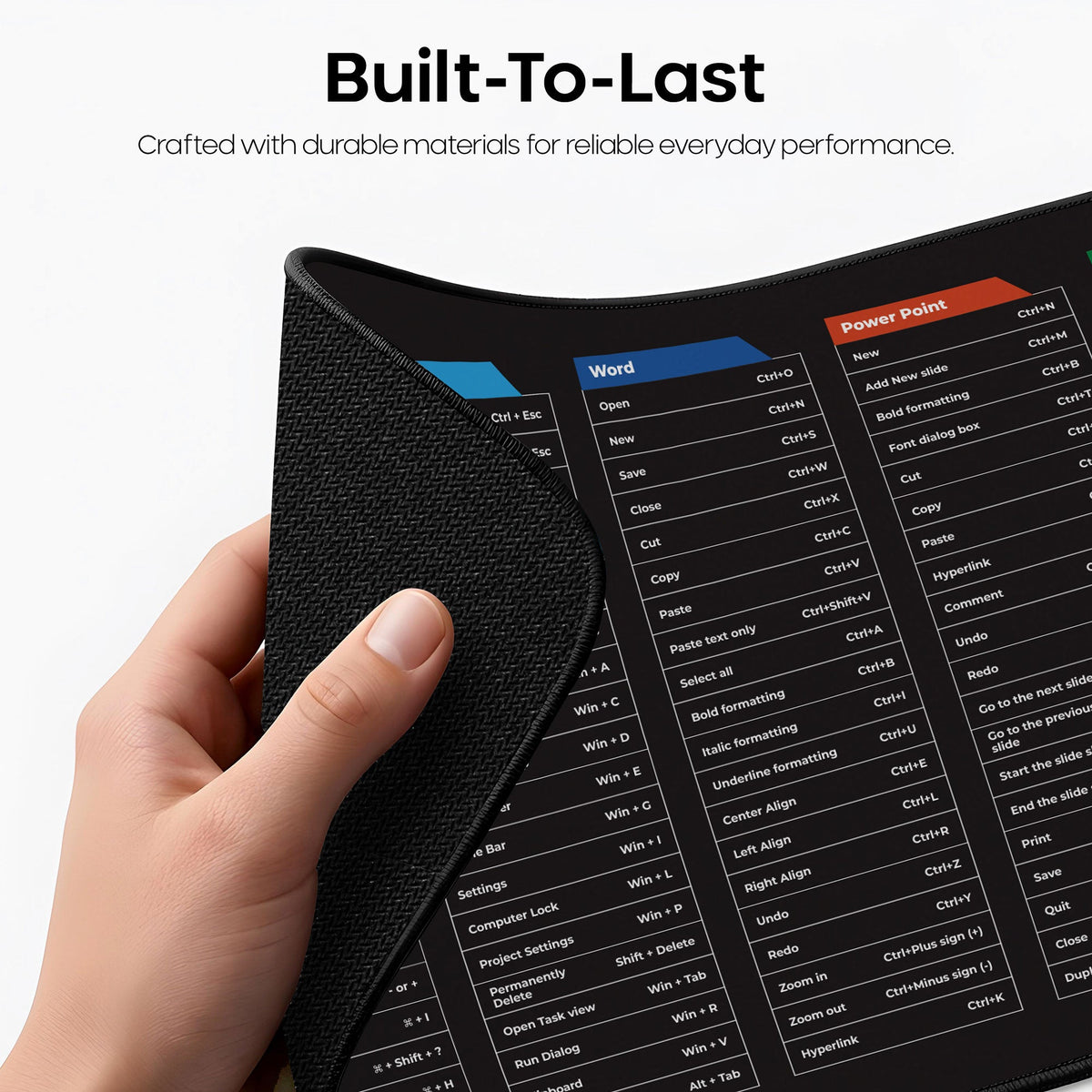 MSP XL 'R (Shortcut Key) Mouse Pad