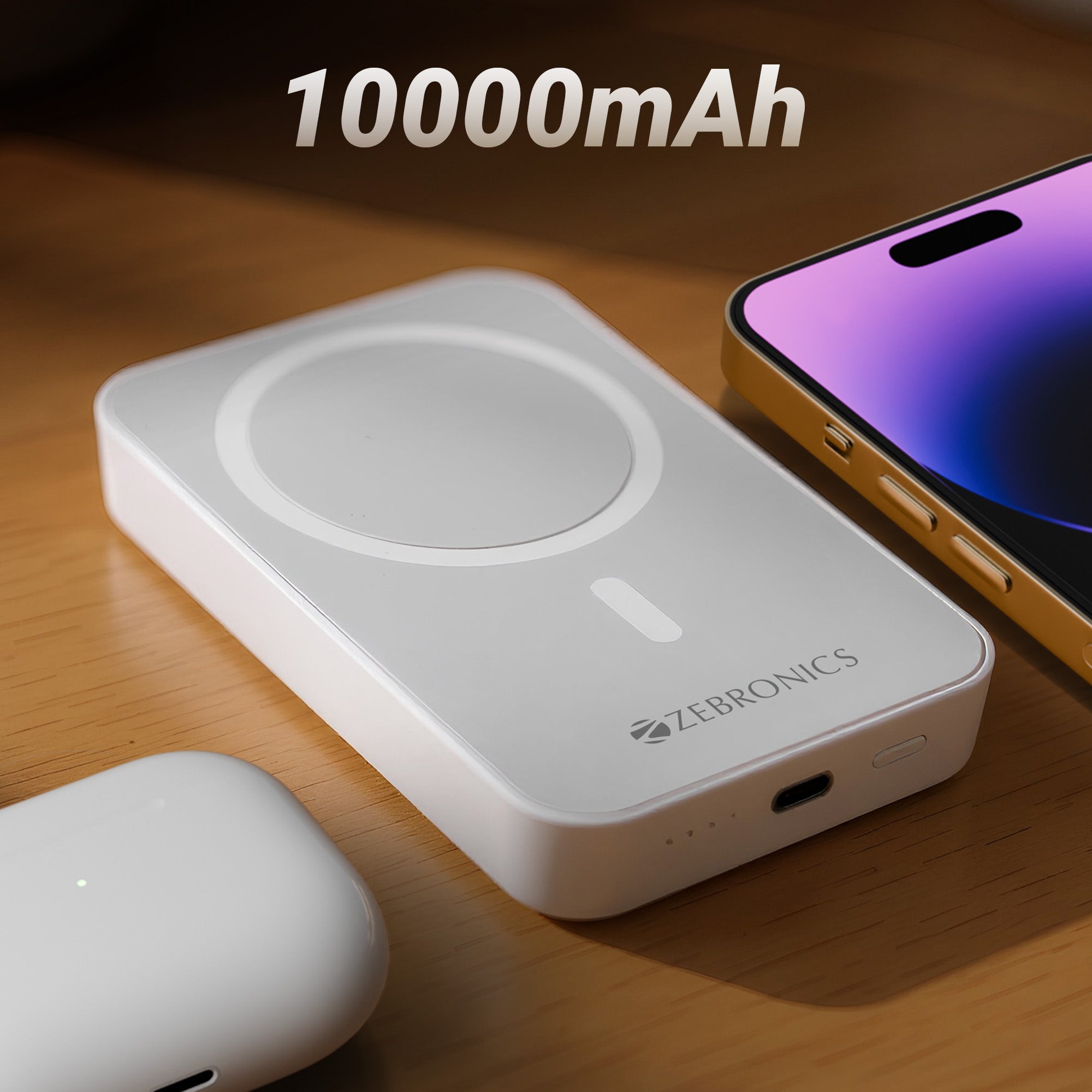 MW63 - 10000 mAh Wireless Power Bank