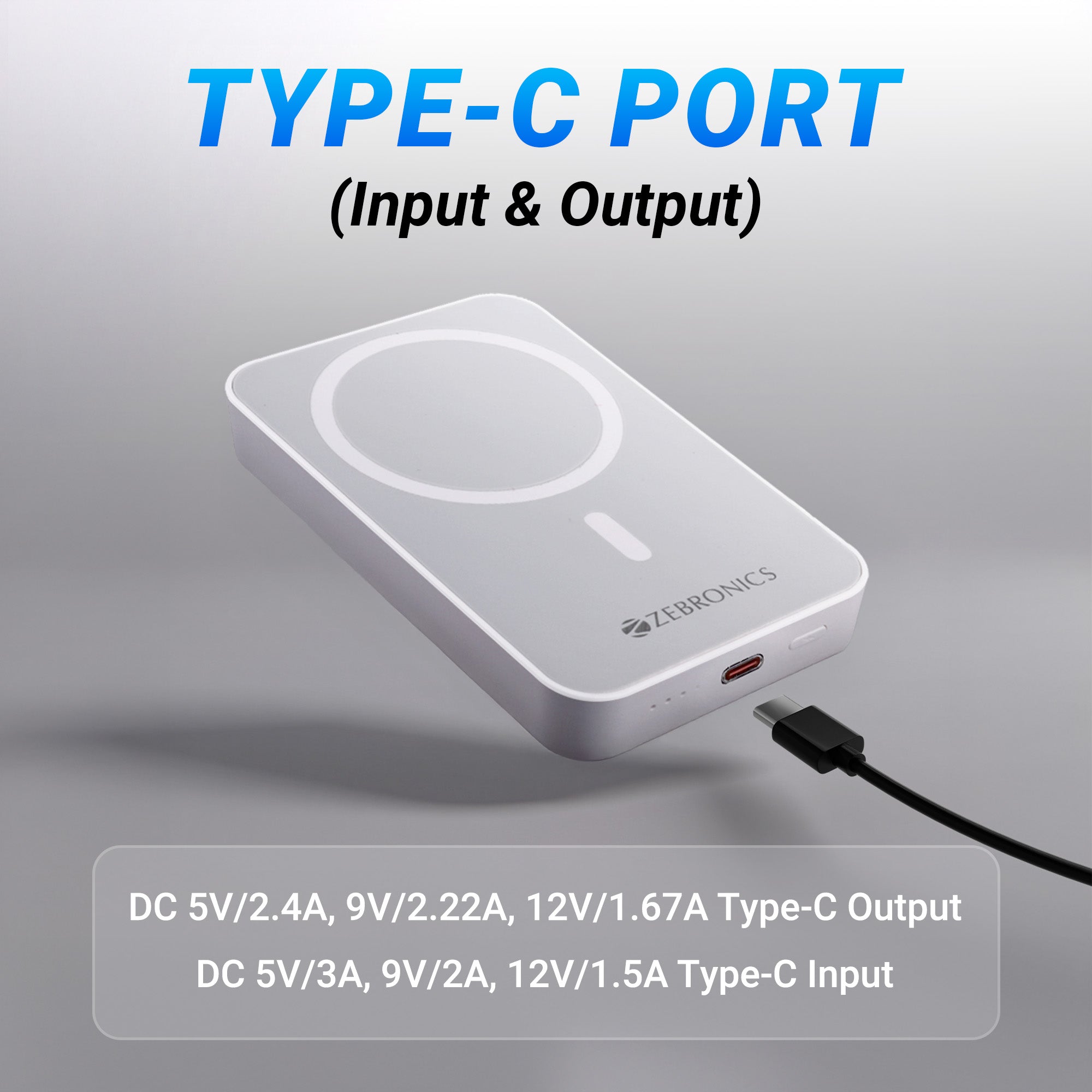 MW63 - 10000 mAh Wireless Power Bank
