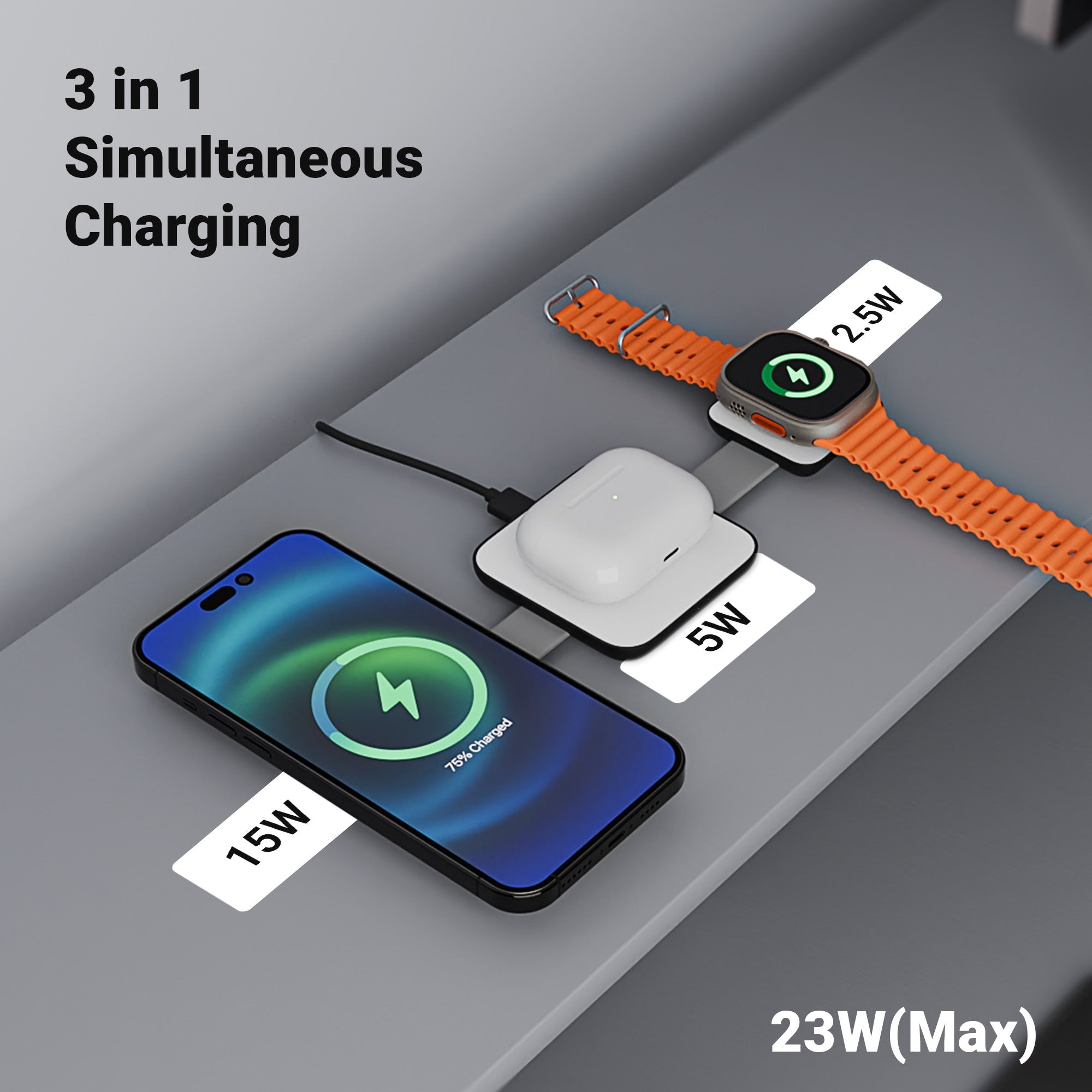 Magboost 20 - 3 in 1 Wireless Charger