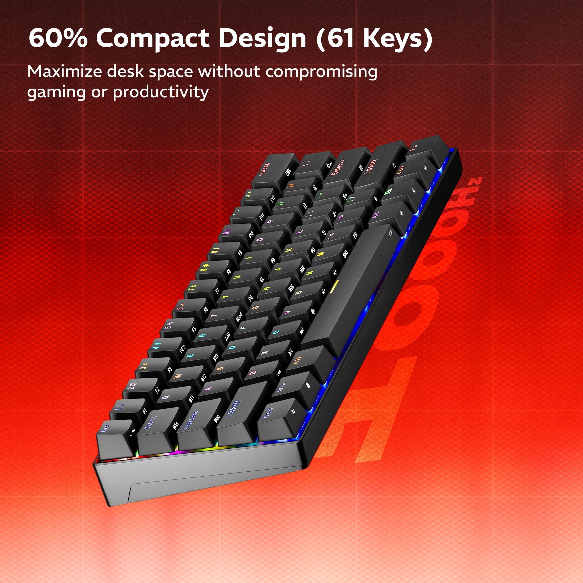 Max Ninja 61W Wireless Gaming Keyboard
