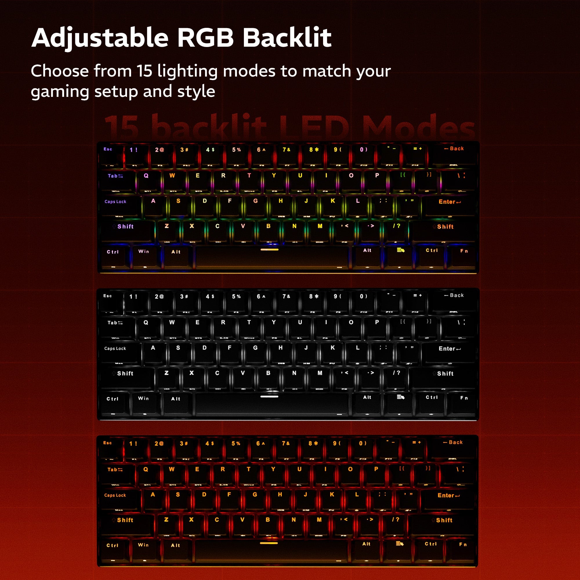 Max Ninja 61W Wireless Gaming Keyboard