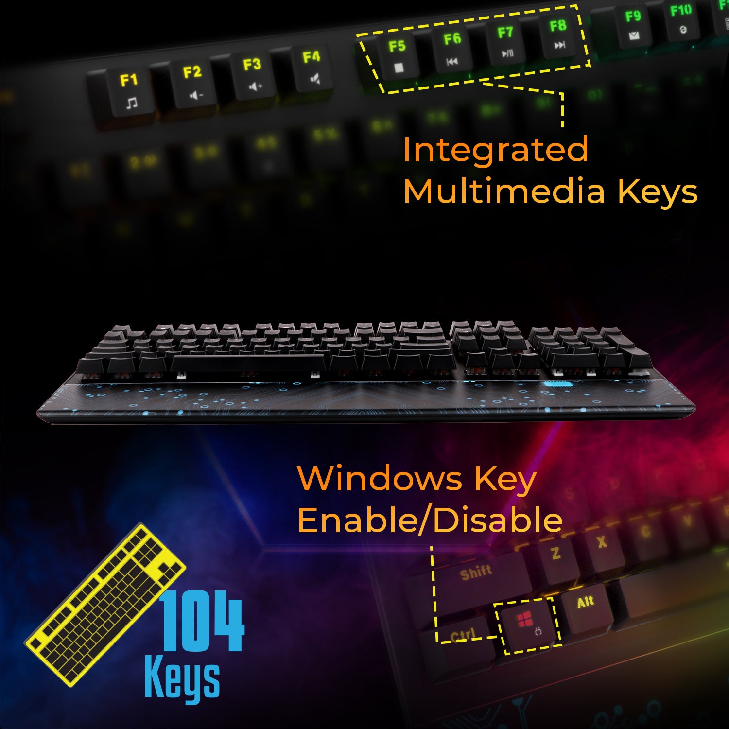 Max Chroma Wired Gaming Keyboard (Mechanical)
