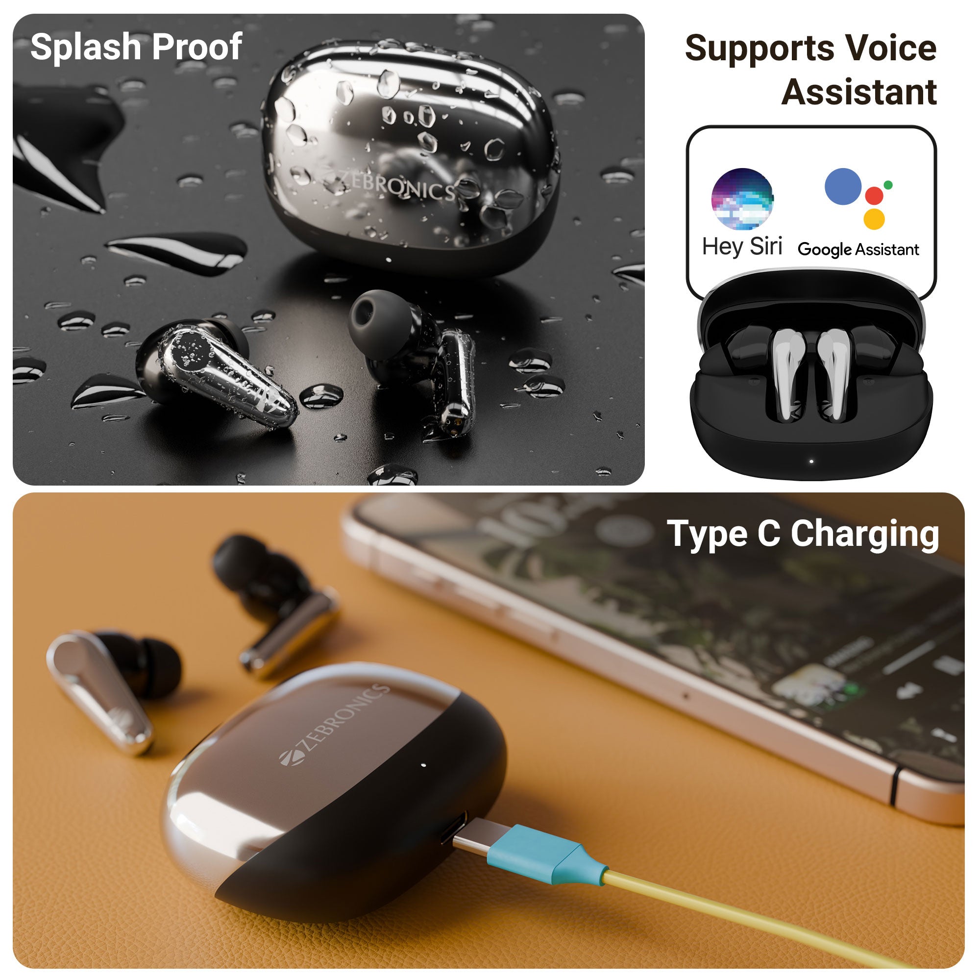 Monk+ TWS Earbuds (with Active Noise Cancellation)