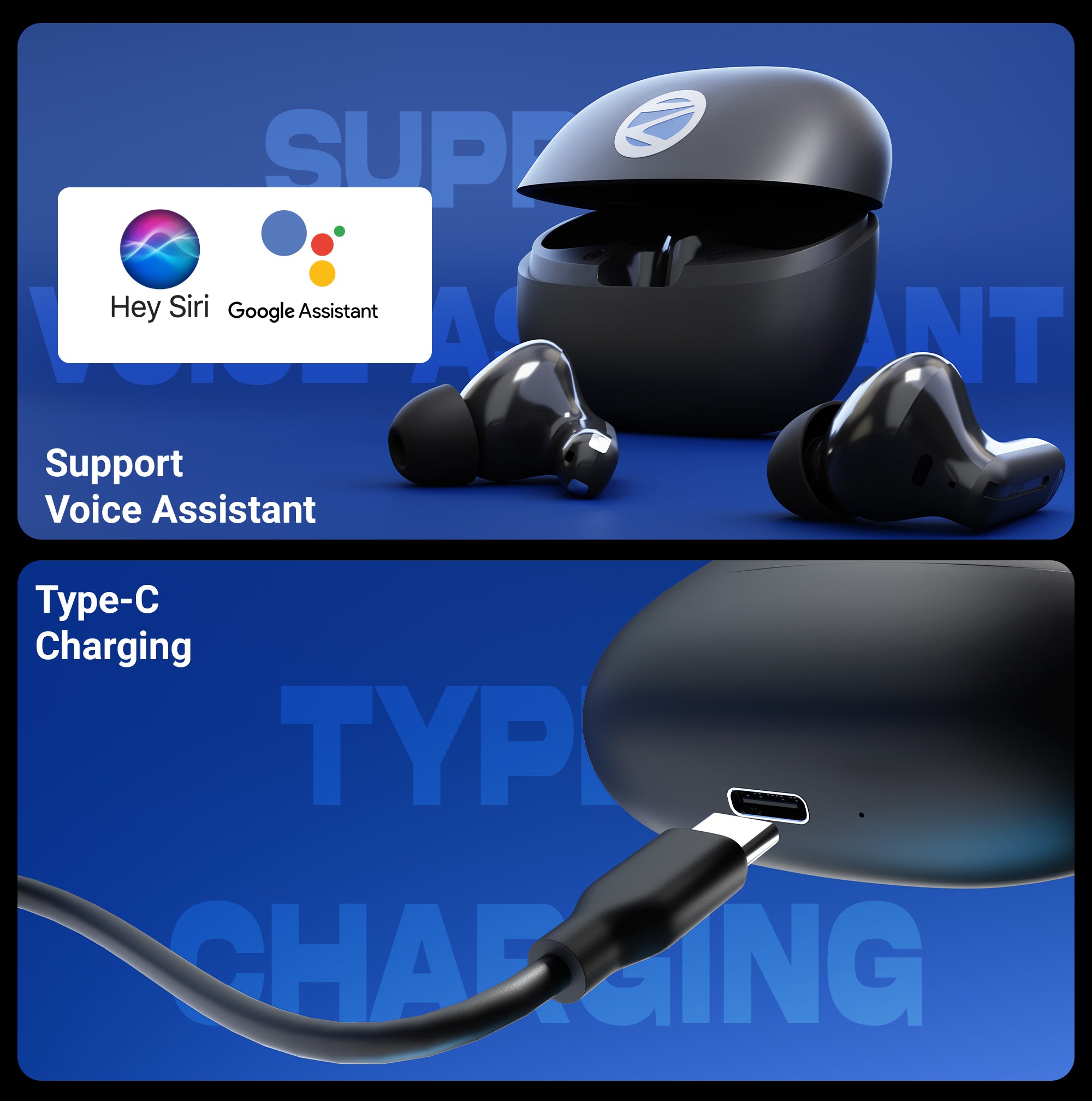 Monk Pro TWS Earbuds with Hybrid ANC (50db), 3 EQ Modes