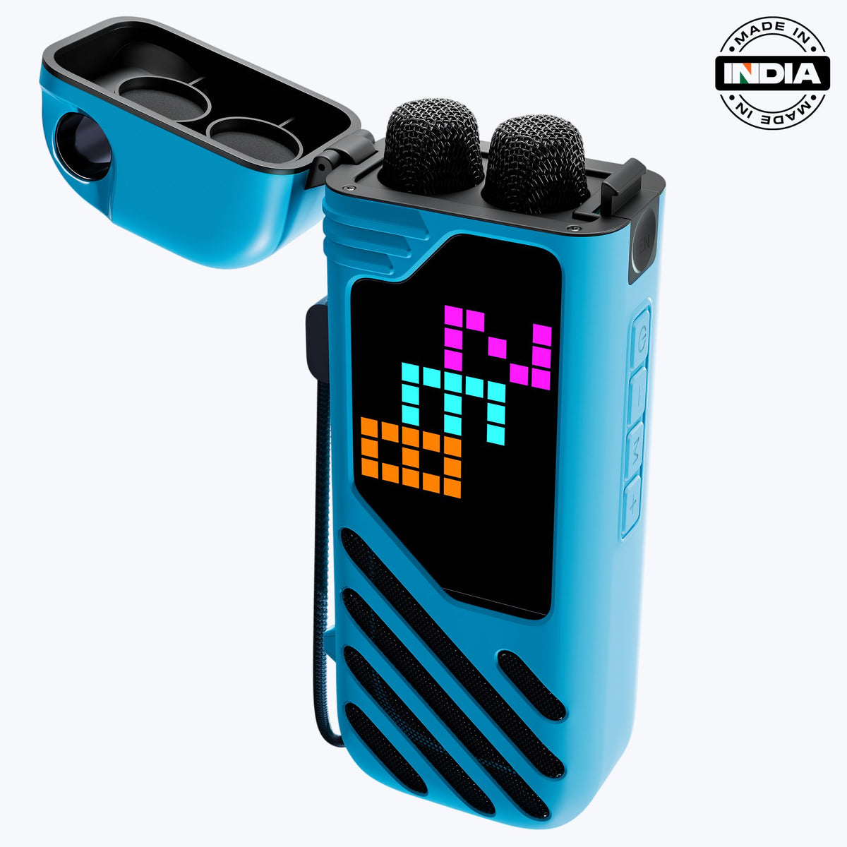 Music Bomb X50 Portable Speaker (20W) with 2 Wireless Mics