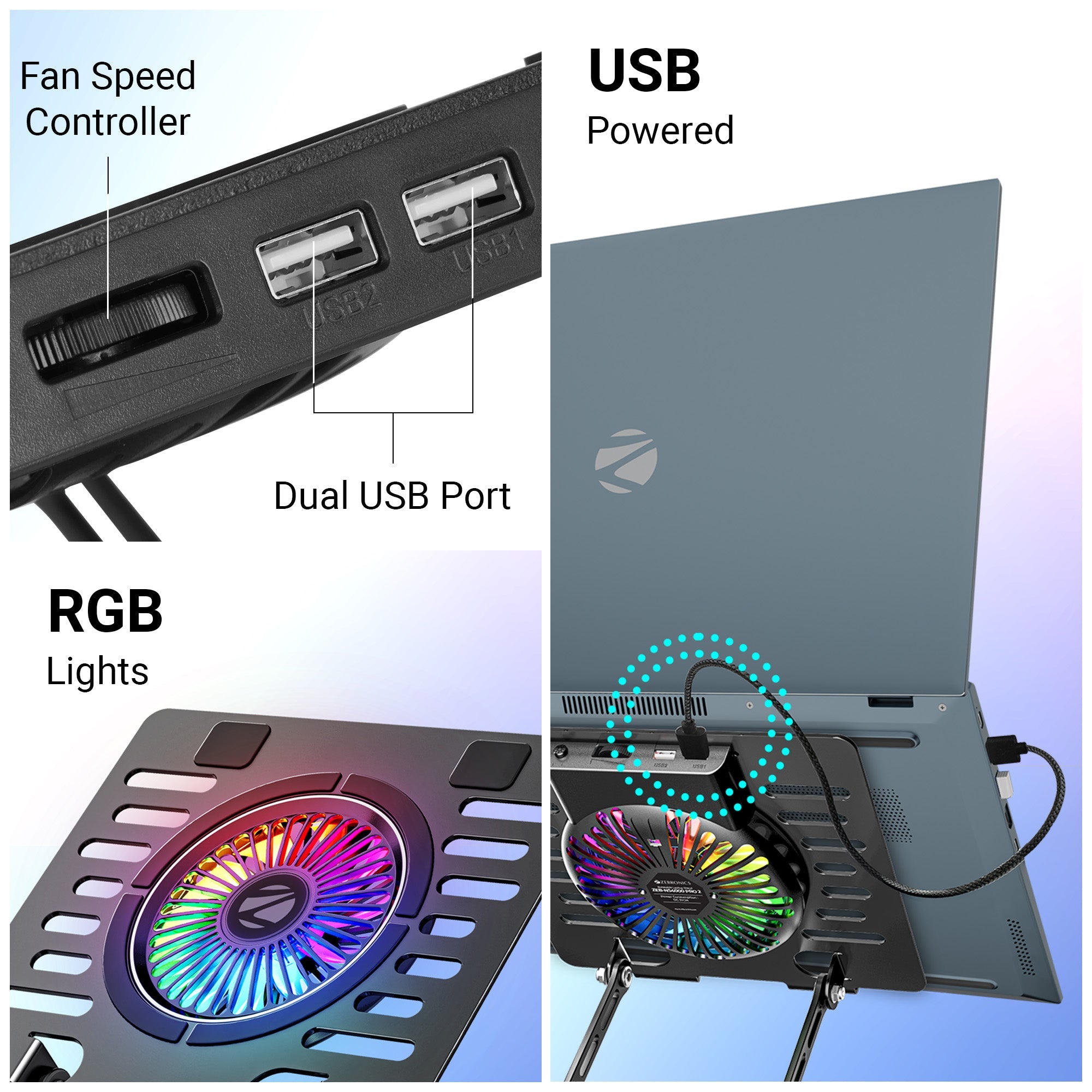 Zebronics - Zeb NC4000 - Laptop Stand