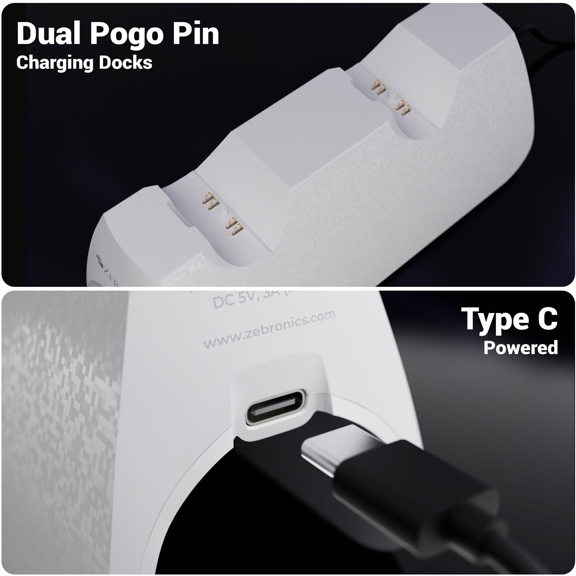 PS5C Controller Charging Dock