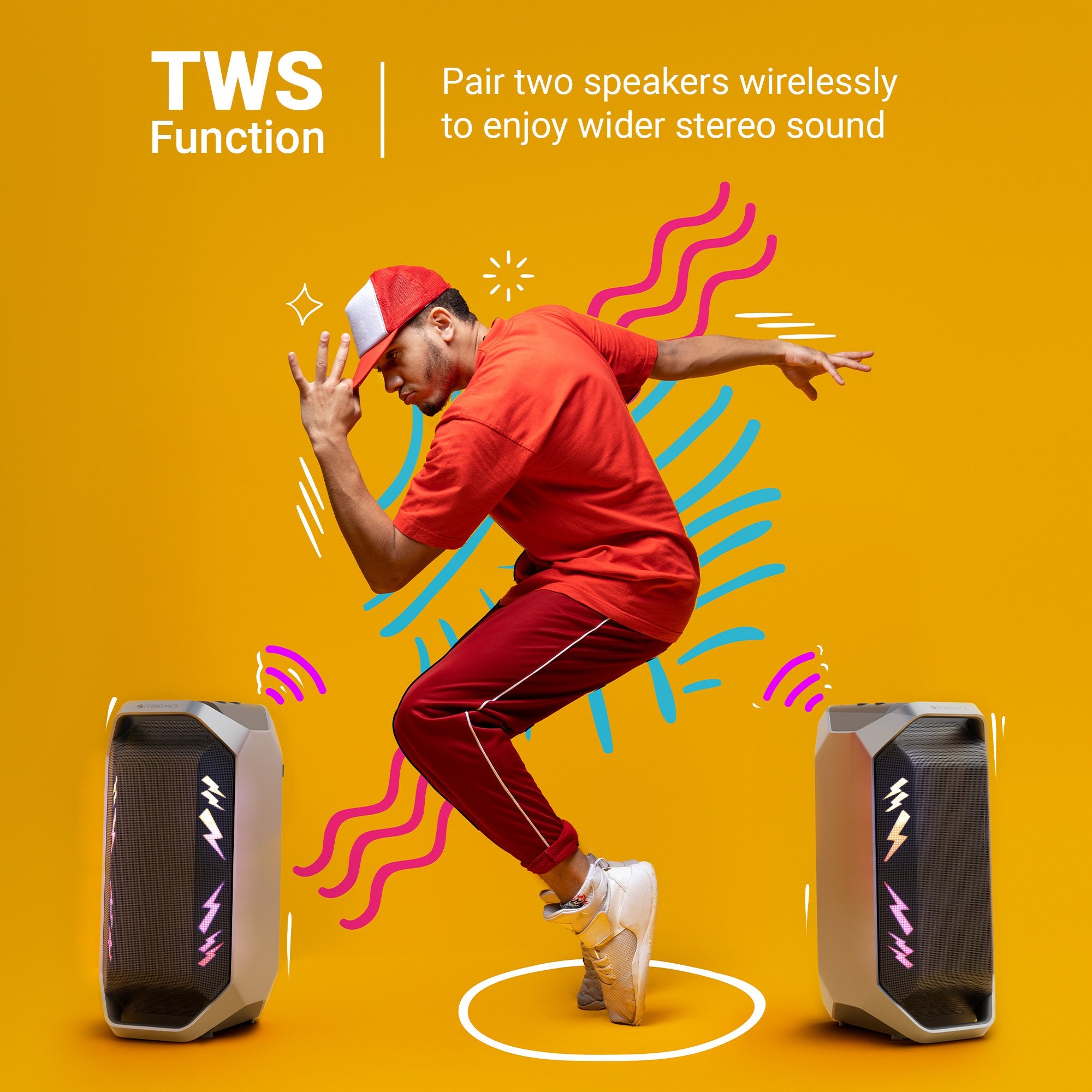 Party Fyre 110 (110W) Party Speaker