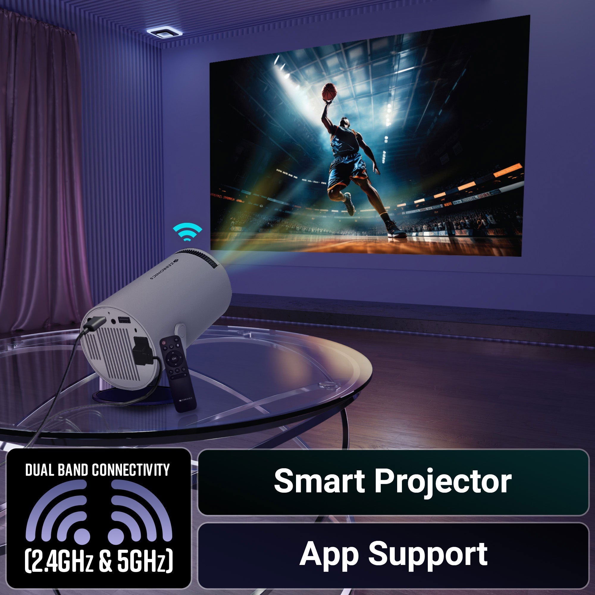 PixaPlay 73 LED Projector