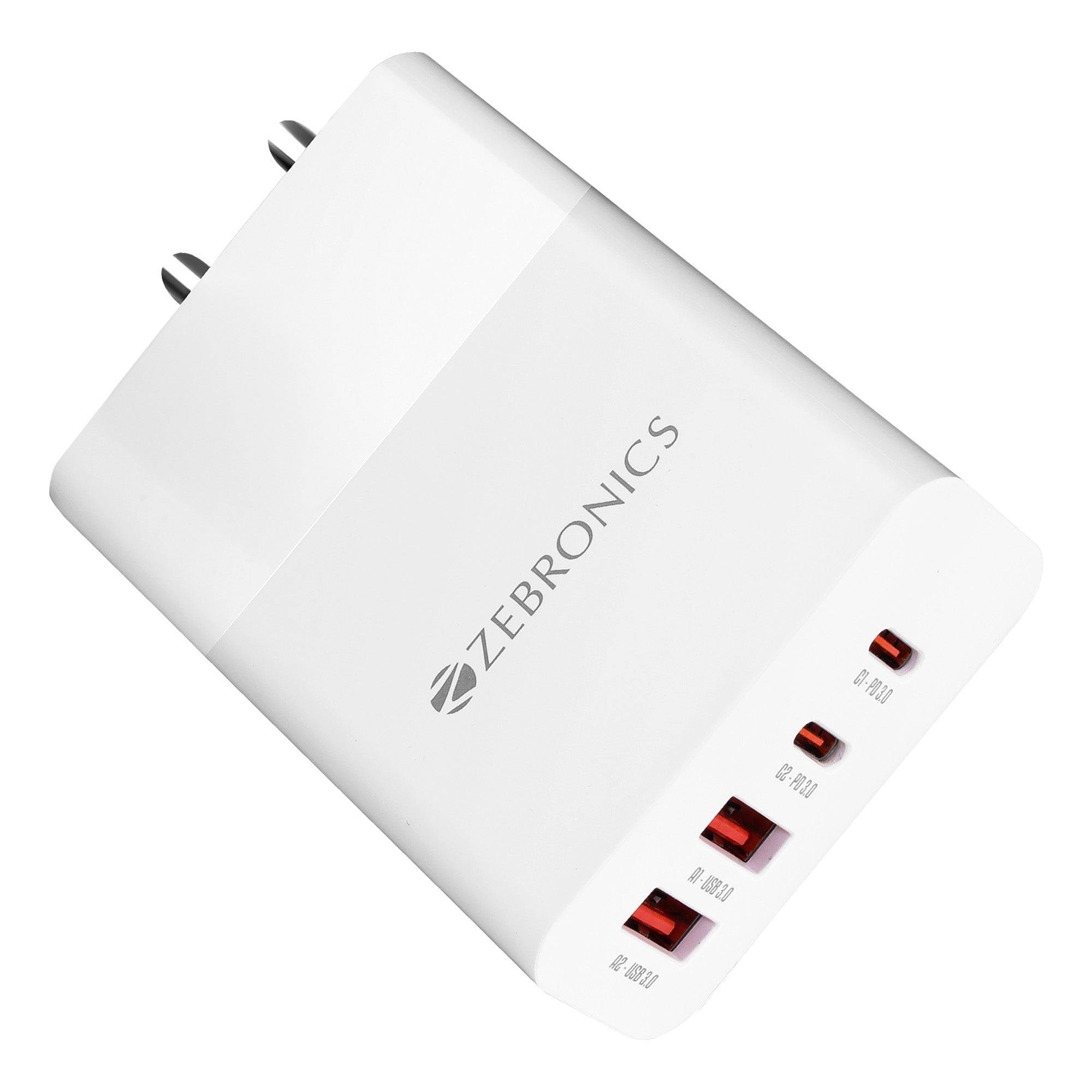 RC65B 120W GaN Charger (Type C x 2, USB 3.0 x 2), PD 3.0