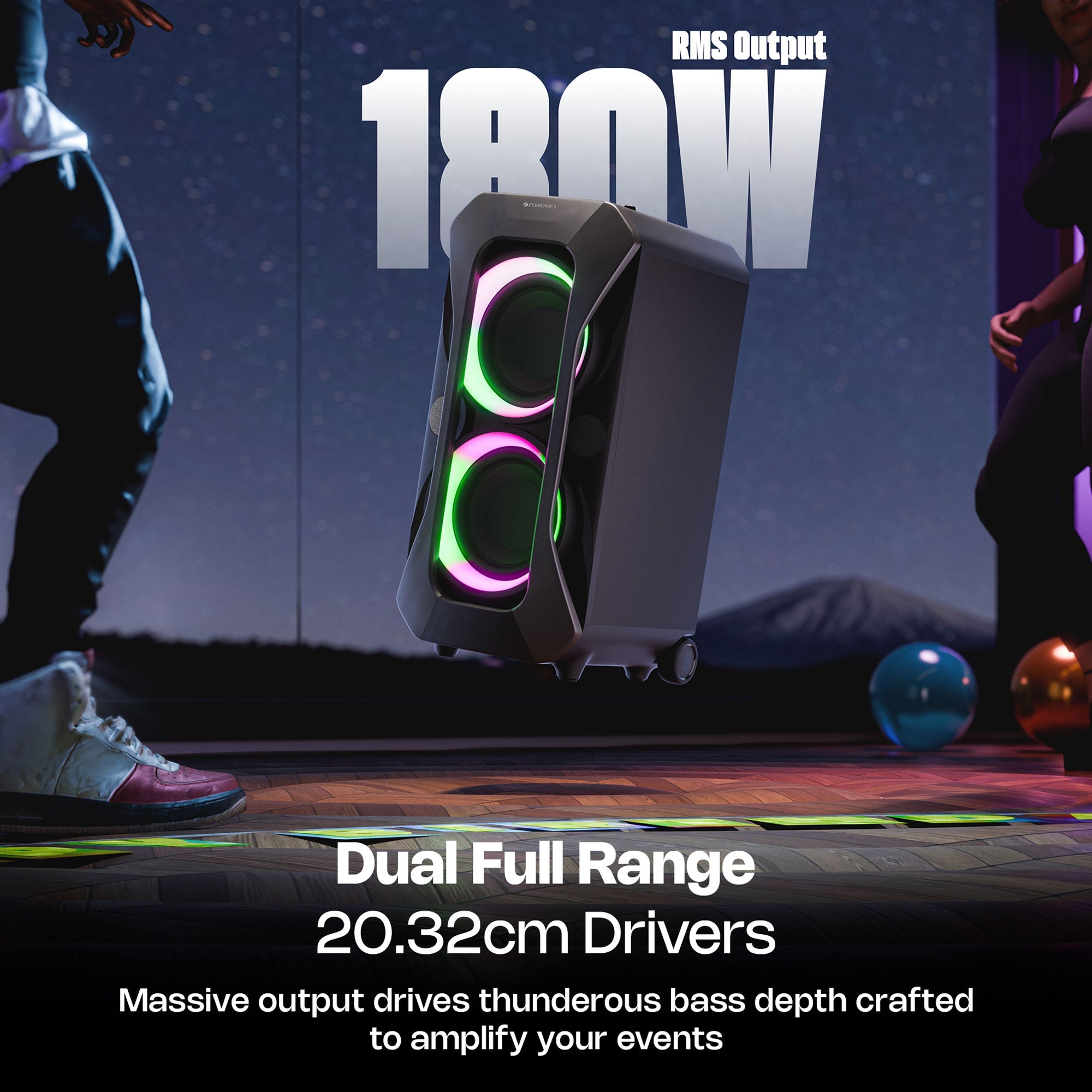 Roxor Plus (180W) DJ Speaker
