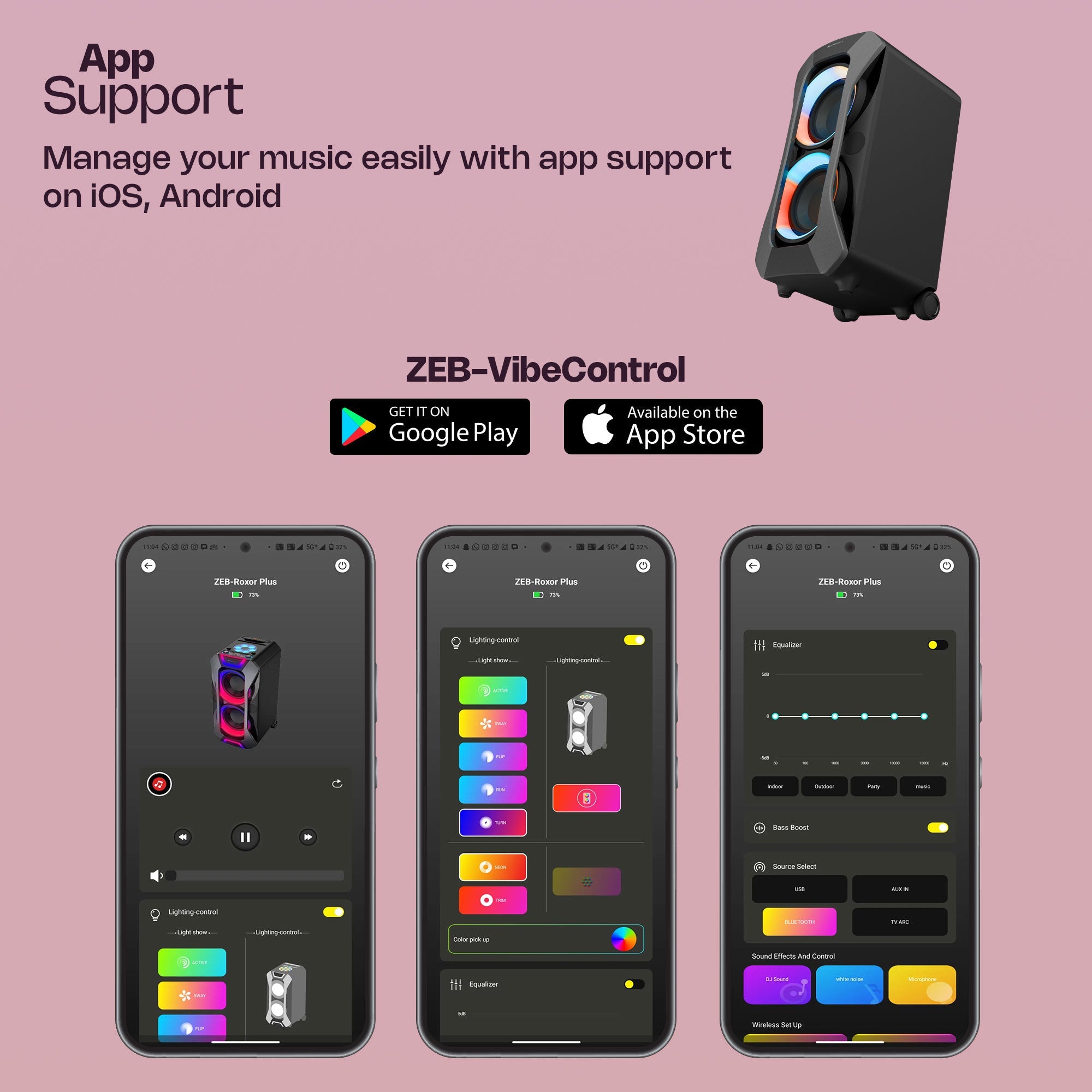 Roxor Plus (180W) DJ Speaker