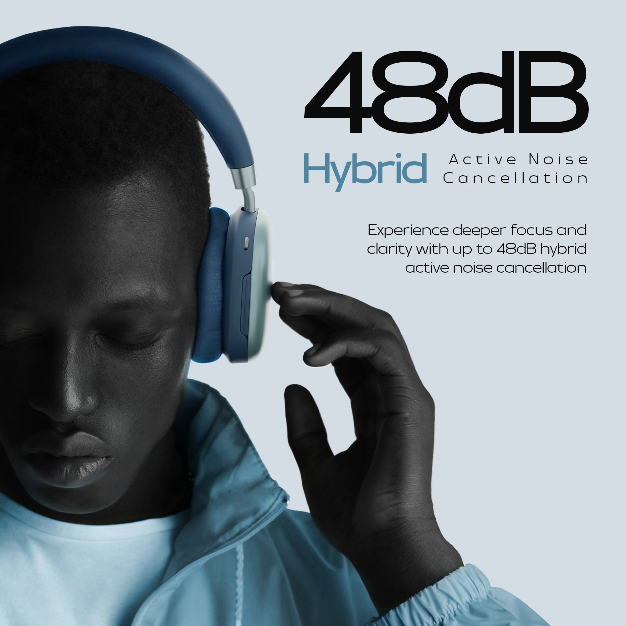 Silencio 200T 48dB Hybrid ANC Headphones