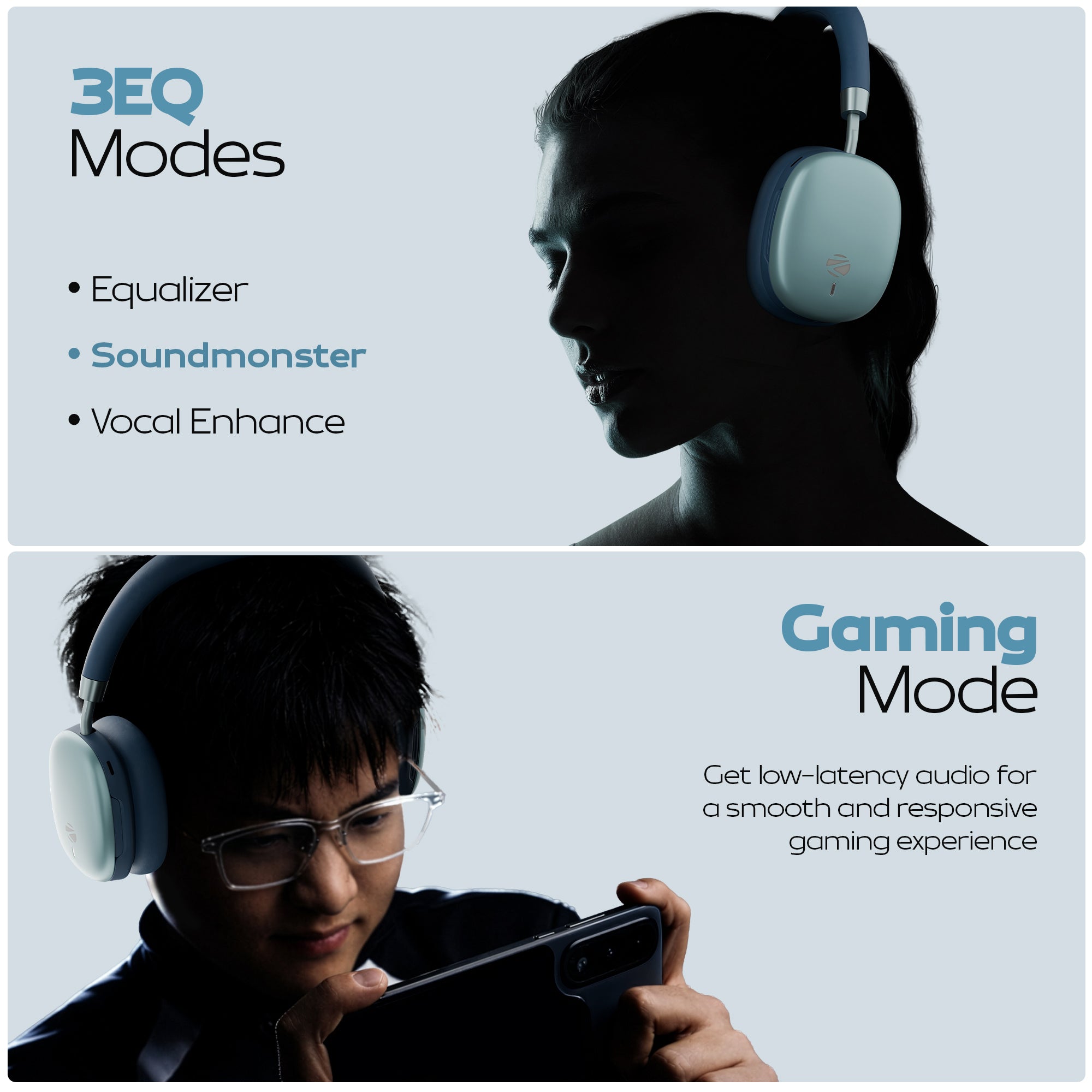 Silencio 200T 48dB Hybrid ANC Headphones
