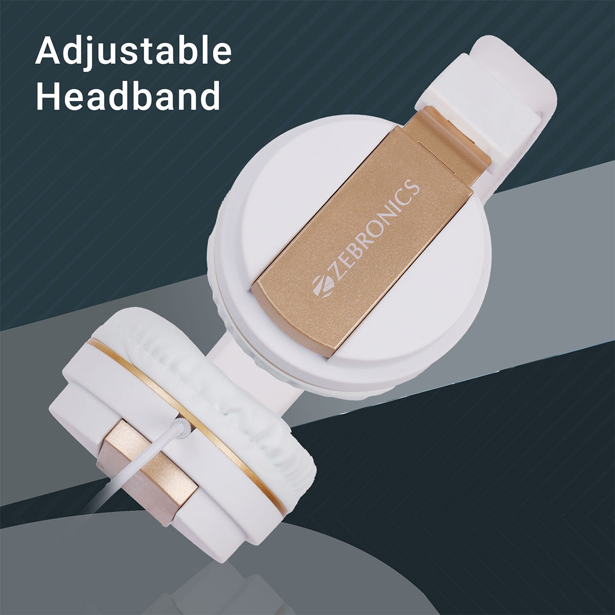 Zebronics Storm wired headphone - Adjustable headband